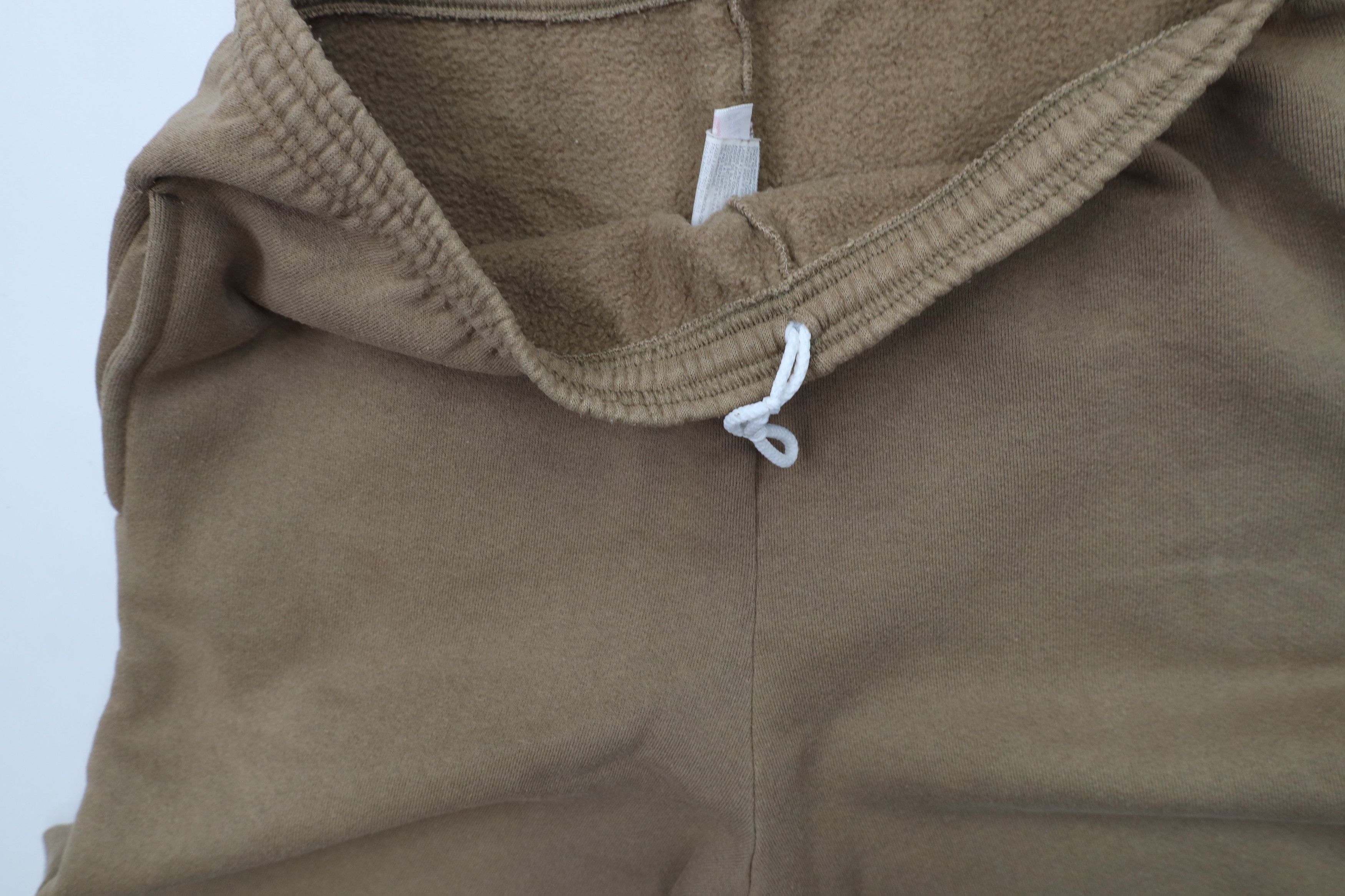 Vintage Vintage 90s Streetwear Blank Sweatpants Pants Khaki Brown Size US 34 / EU 50 - 6 Thumbnail