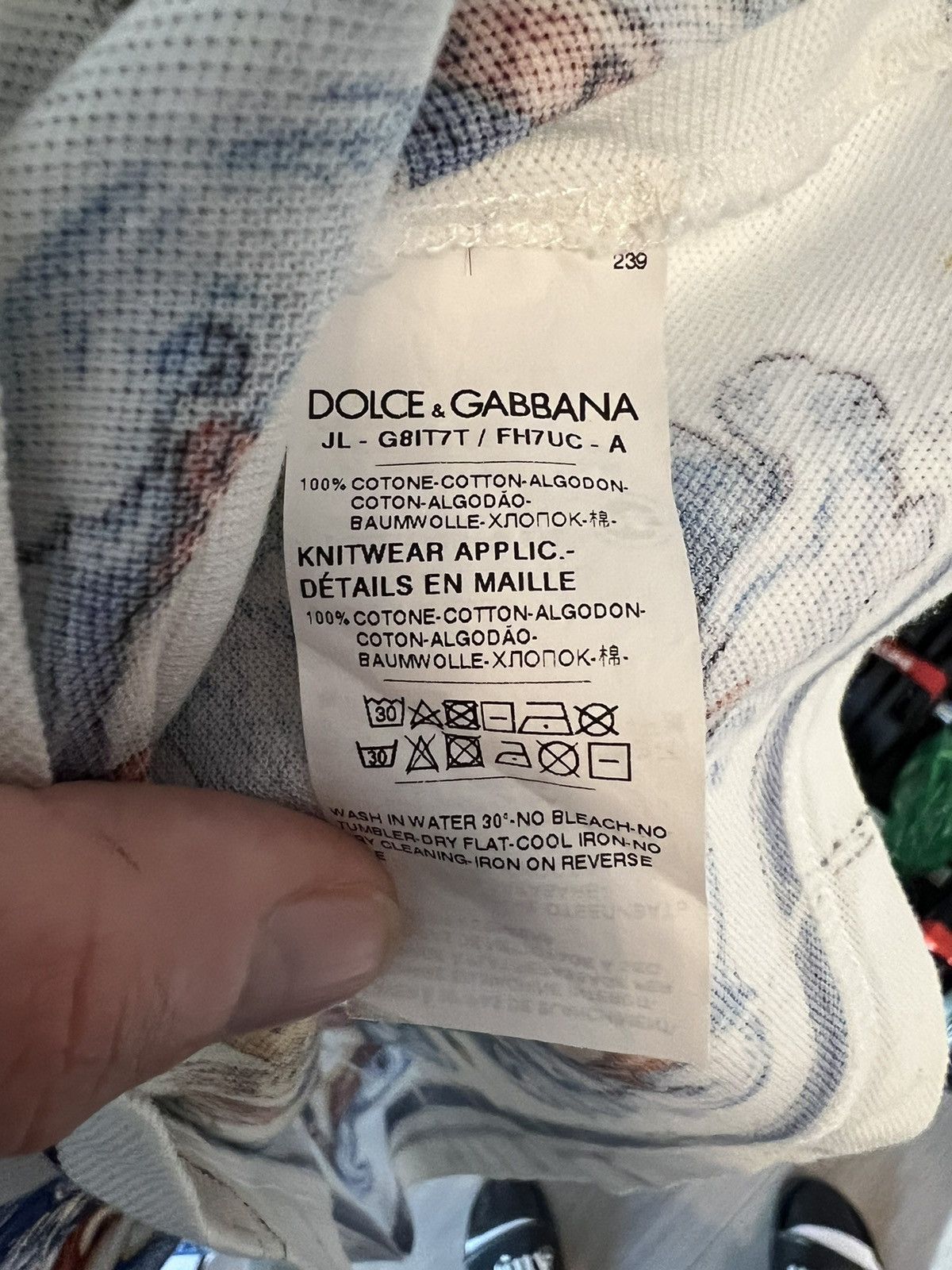 Dolce & Gabbana D&G “Greek Gods” Polo 9/10 Condition Size US M / EU 48-50 / 2 - 5 Thumbnail