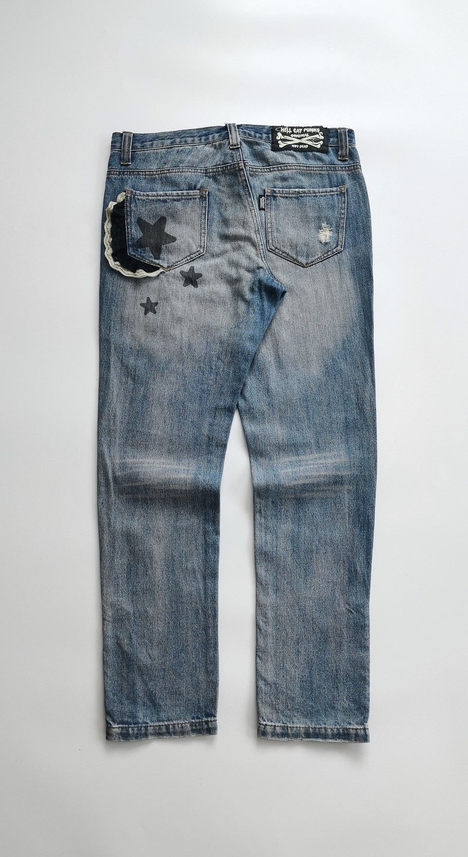 Seditionaries Hell Cat Punks Treble Clef Pyramid Stud Zipper Jean Vivienne Size 30" / US 8 / IT 44 - 7 Thumbnail