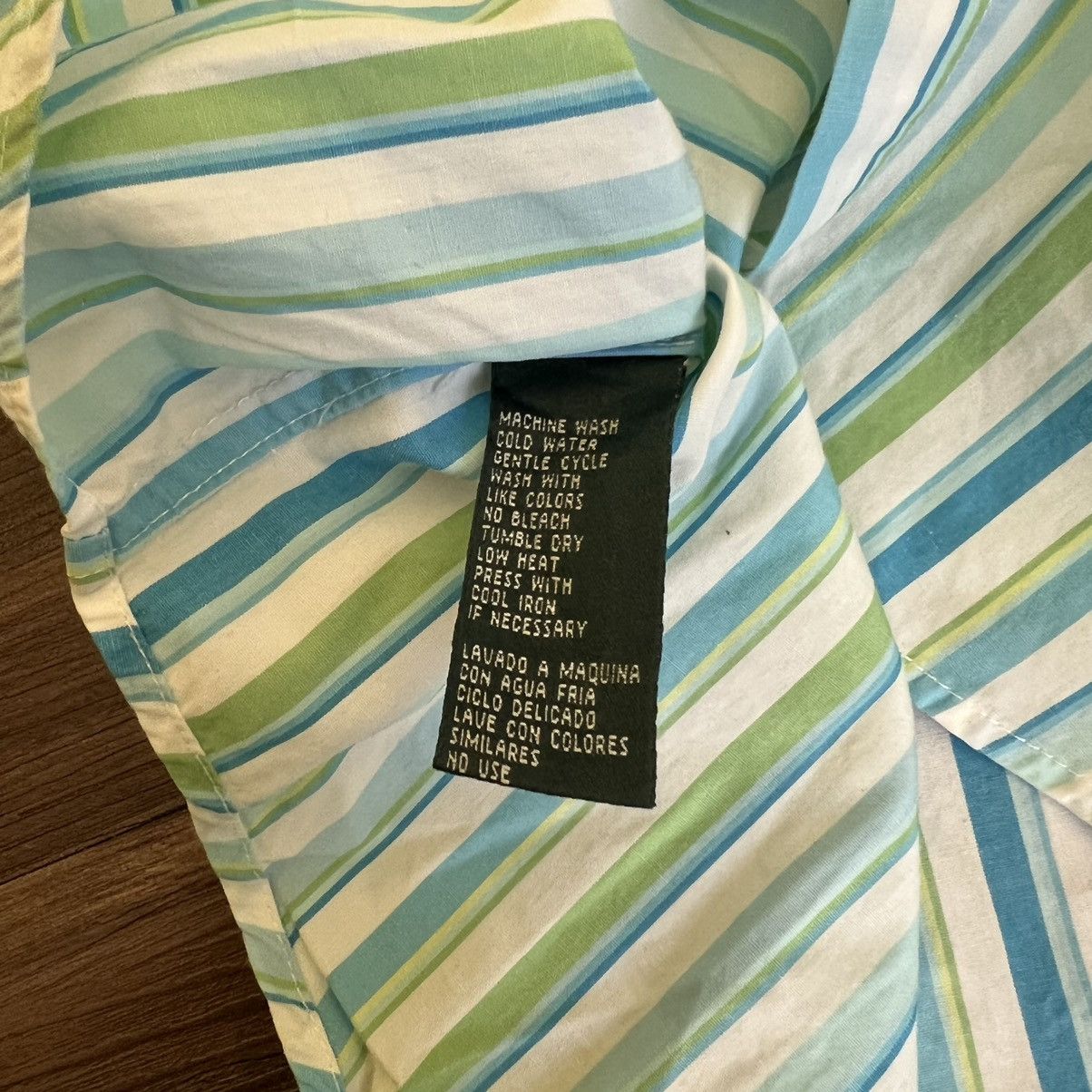 Ralph Lauren Vintage 90s Ralph Lauren Stripe Button up shirt Size M / US 6-8 / IT 42-44 - 5 Thumbnail
