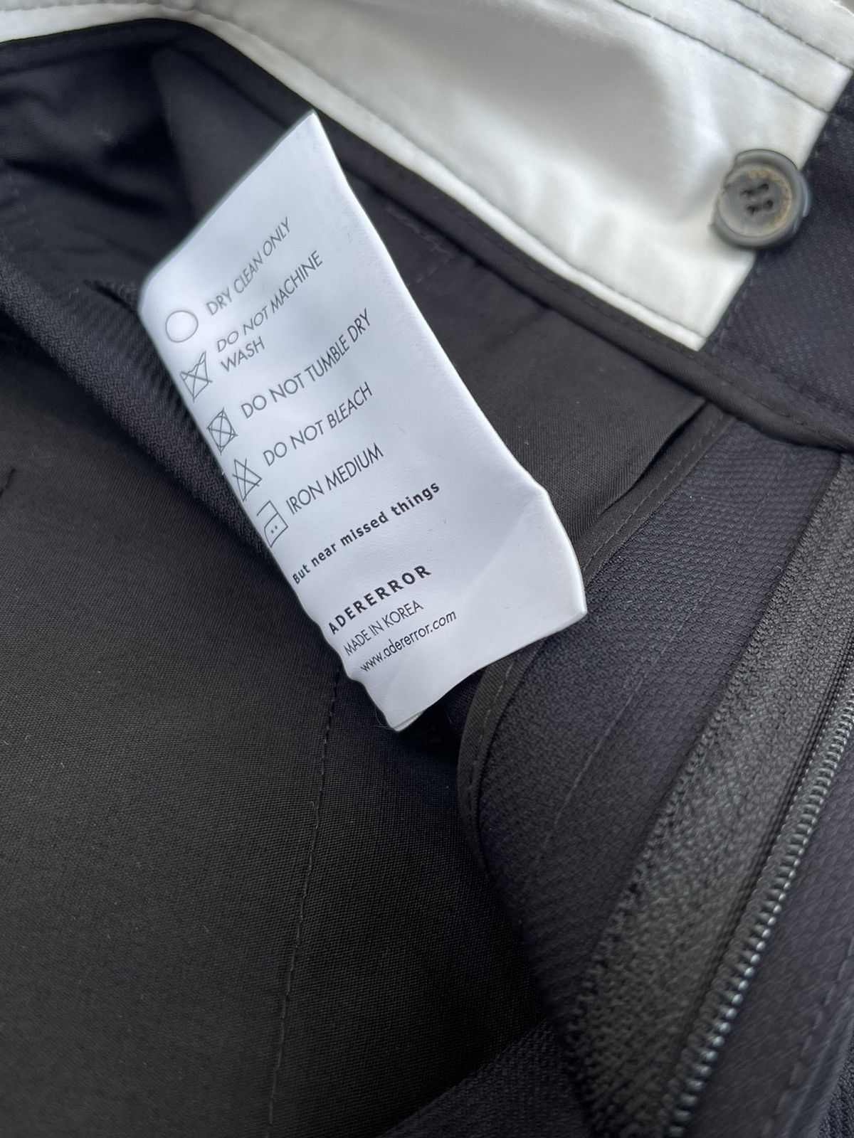 Ader Error !DS! SS22 Adererror Distressed Black Casual Pants Size 30" / US 8 / IT 44 - 18 Thumbnail