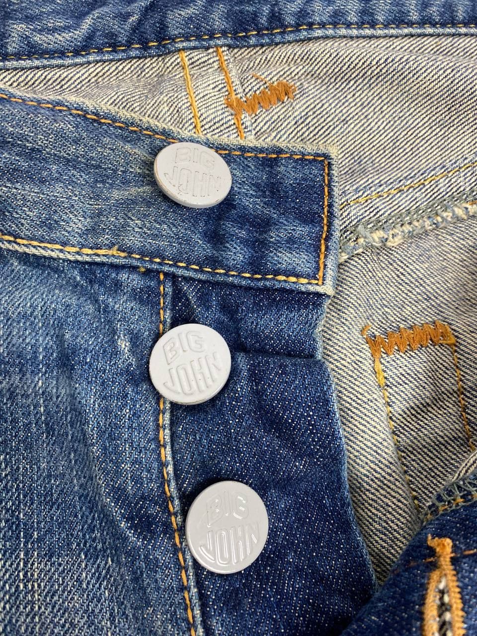 Big John vintage big john denim printed on pocket nice design Size US 37 - 12 Thumbnail