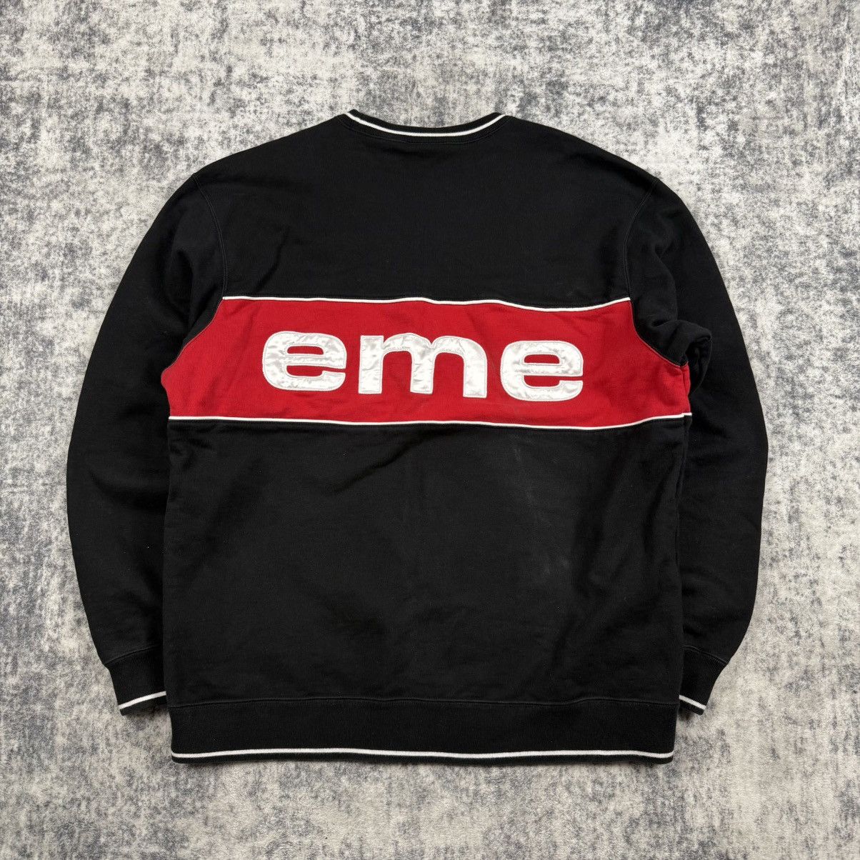 Supreme Supreme FW/19 Piping ‘Black’ Crewneck Size US XL / EU 56 / 4 - 3 Thumbnail