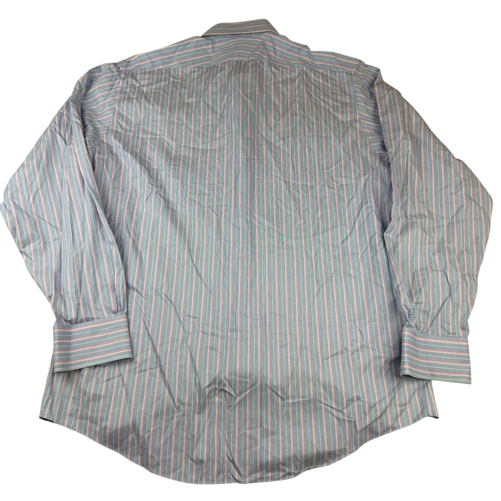 Brooks Brothers Brooks Brothers 16.5-36 Madison Blue Striped Dress Shirt Size US XL / EU 56 / 4 - 3 Thumbnail
