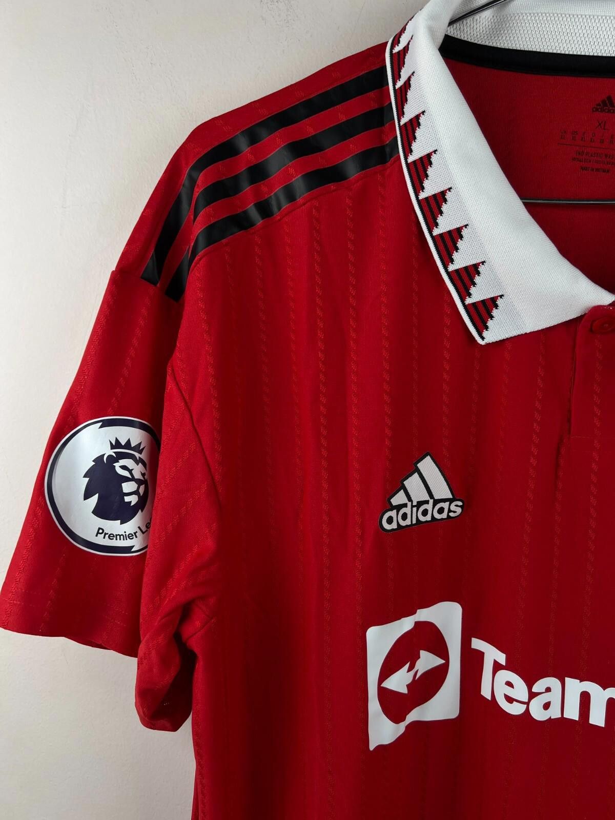 Adidas Authentic Adidas Manchester United 22/23 Home Jersey XL Size ONE SIZE - 7 Thumbnail