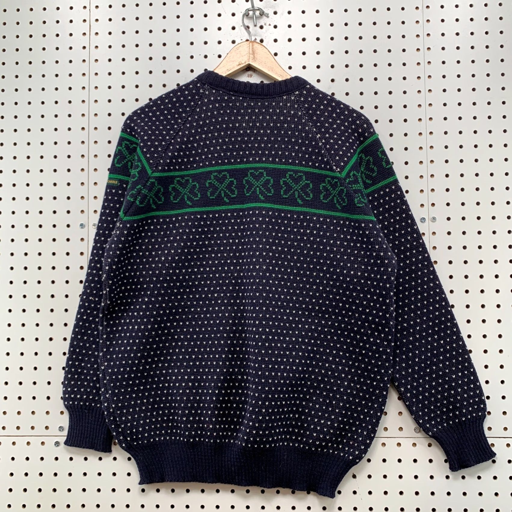 Vintage VINTAGE Blarney Sweater Shirt Mens Large Blue Ireland 22x27 Wool Pullover Crew Neck Knitted Knit Casual 20th Century Size US L / EU 52-54 / 3 - 2 Thumbnail