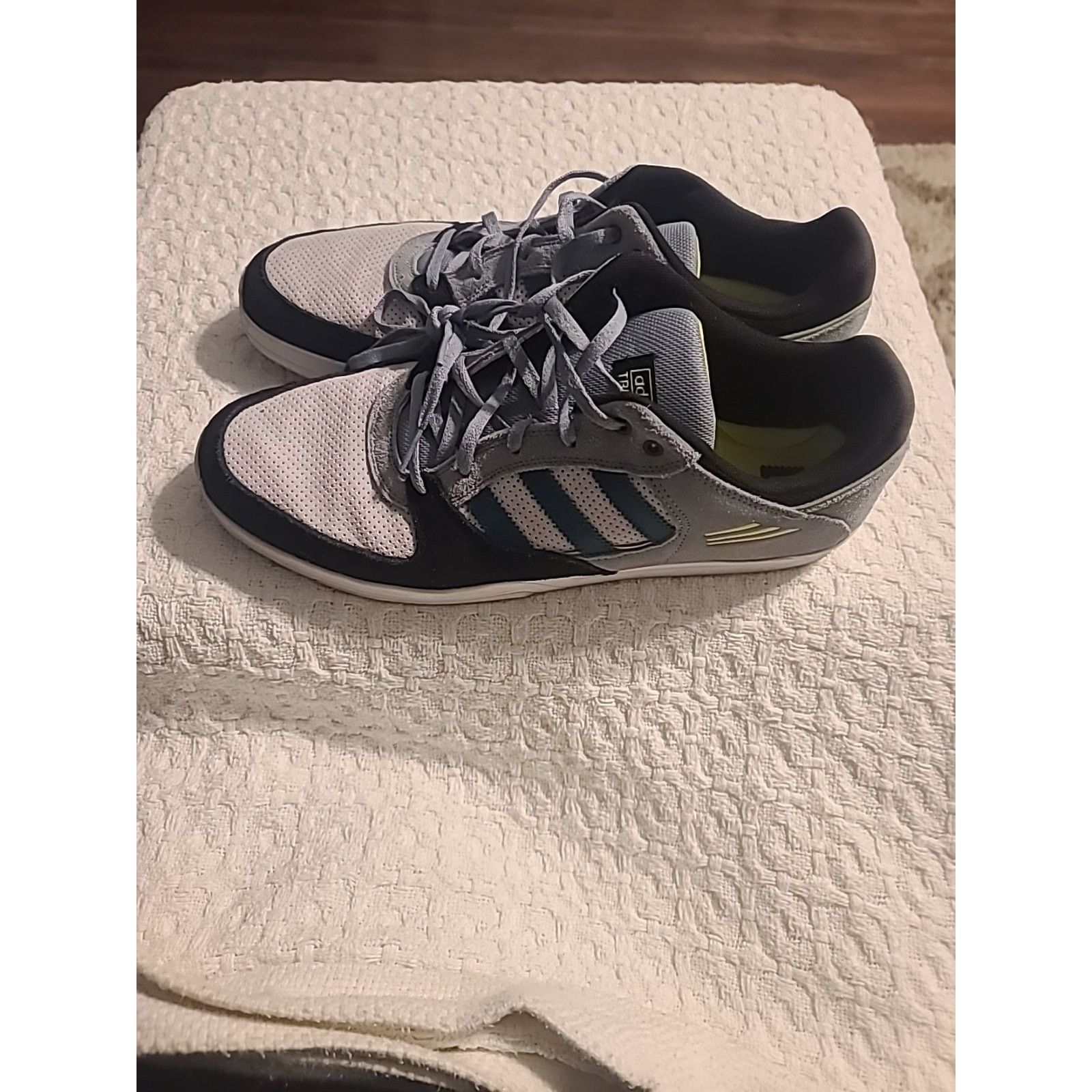 Adidas Adidas Tribute ADV MEN'S size 13 Grey Blue Black 112770345 Size US 12.5 / EU 45-46 - 4 Thumbnail