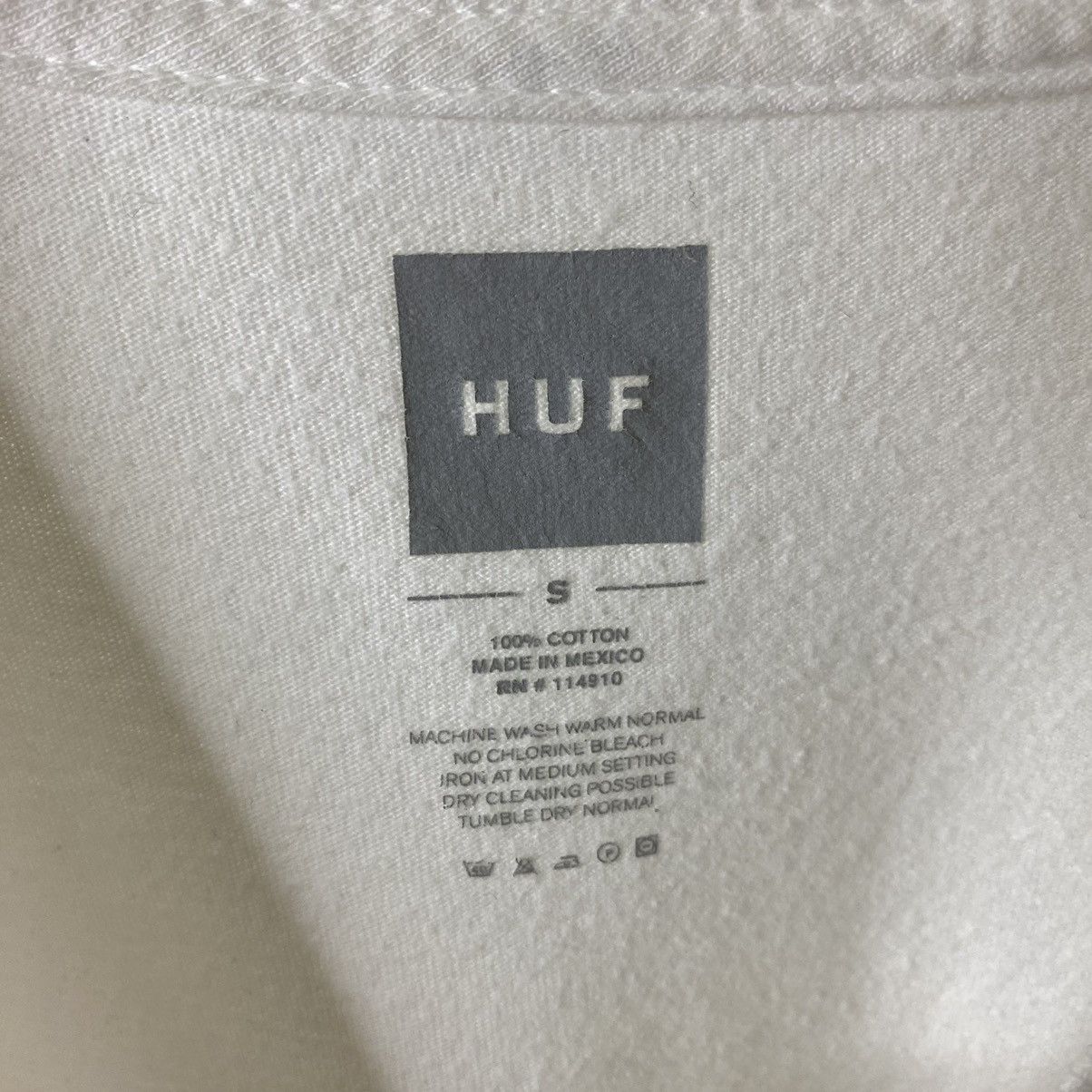 Huf Huf Skateboard Fuck It Box Logo Skater Tee Size US S / EU 44-46 / 1 - 4 Thumbnail