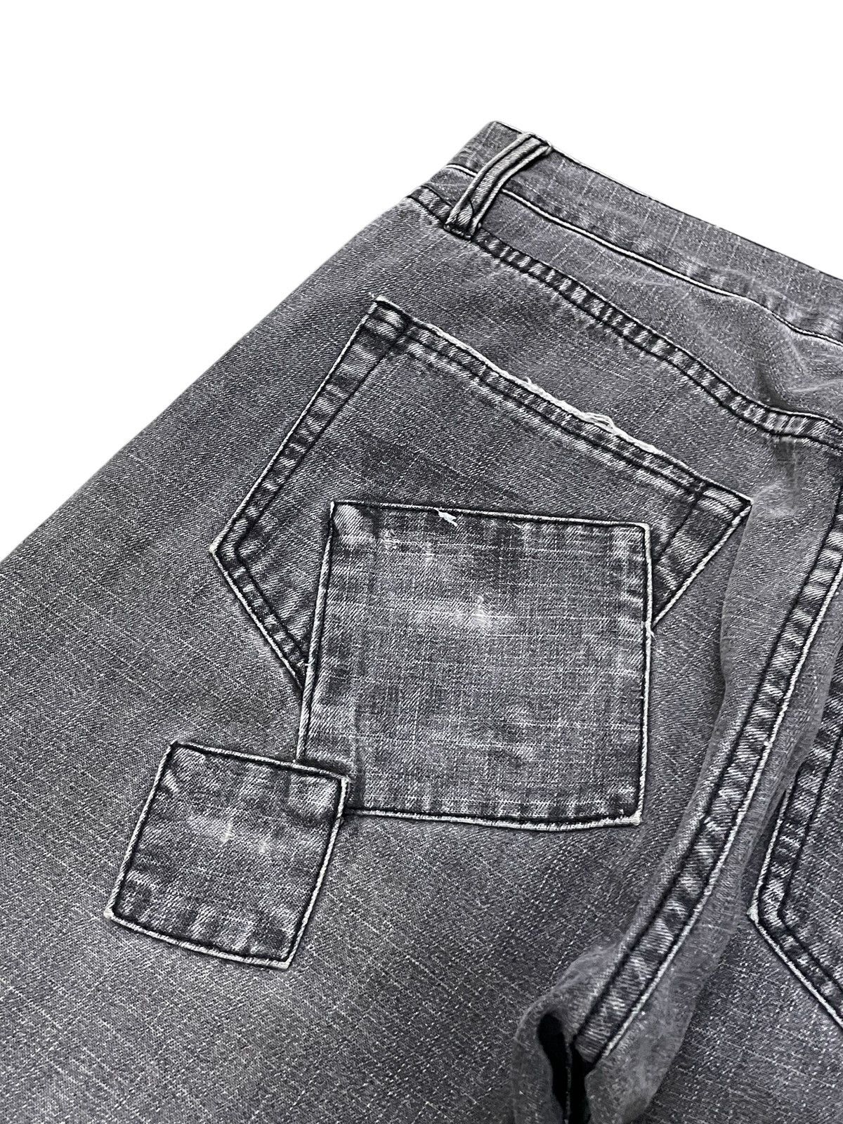 5351 POUR LES HOMMES × GOSTAR DE FUGA × Japanese Brand Nylaus 0125 Japan Patchwork Reconstructed Denim Jeans Size US 32 / EU 48 - 21 Thumbnail