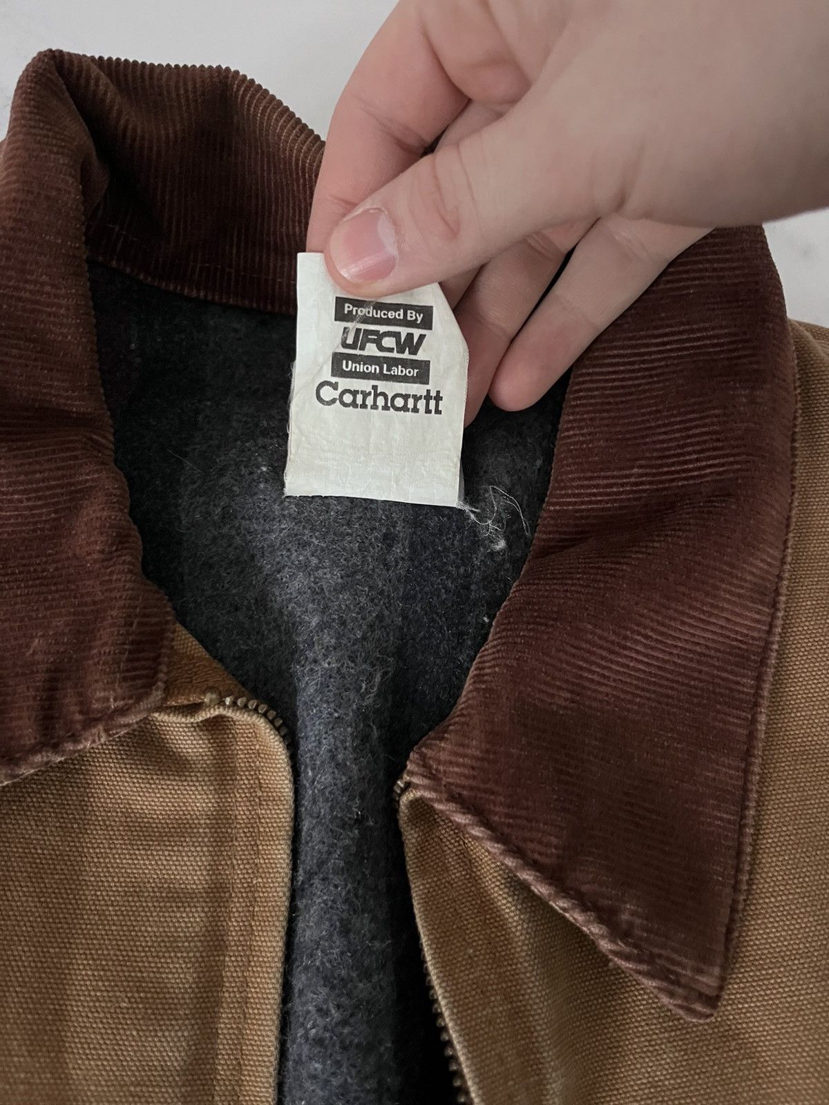 Carhartt Vintage Carhartt Detroit J01 BRN Blanket Lined Canvas Jacket Size US L / EU 52-54 / 3 - 8 Thumbnail