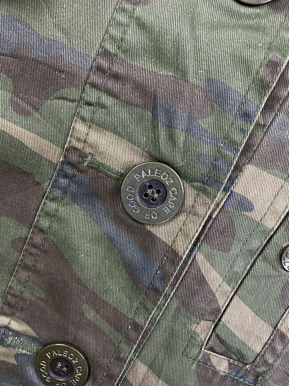 Japanese Brand Camouflage Woodland Japan Military Buttoned Hoodie Jacket Size M / US 6-8 / IT 42-44 - 10 Thumbnail