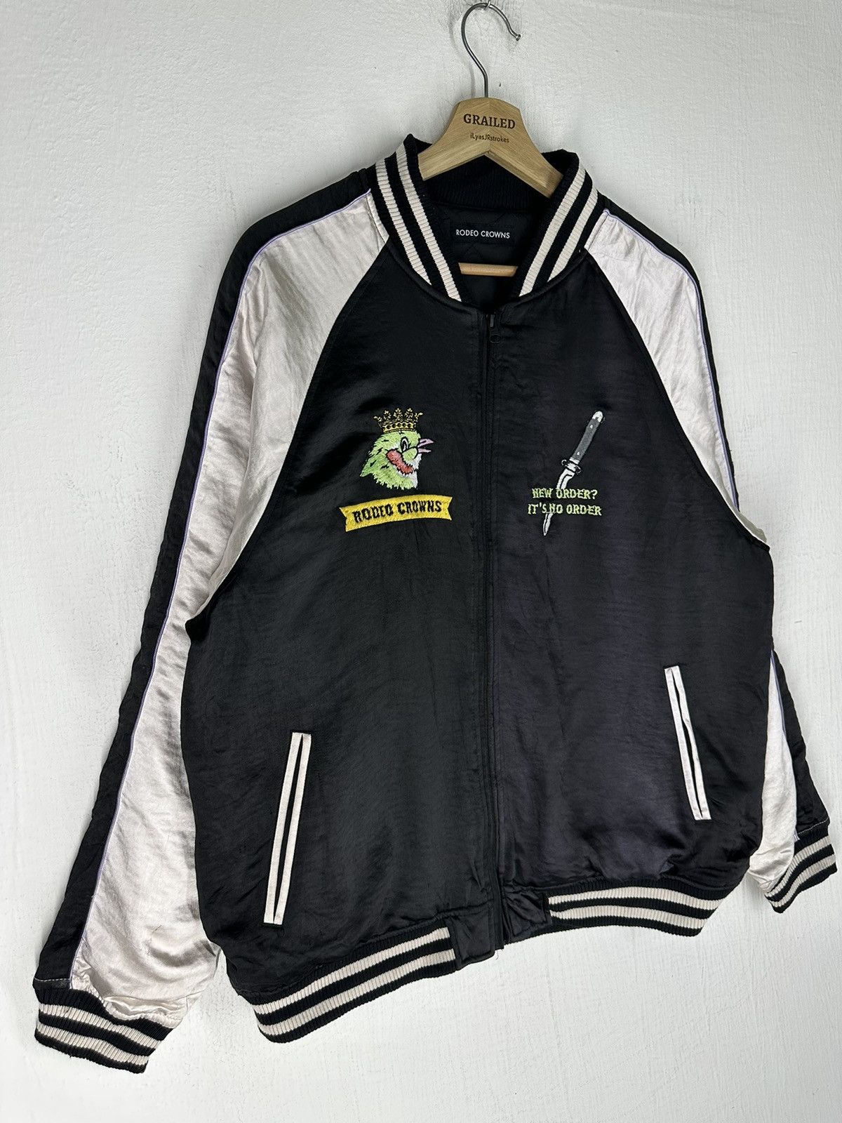 Japanese Brand Rodeo Crowns Embroidery Sukajan Japanese Jacket Size US M / EU 48-50 / 2 - 2 Thumbnail