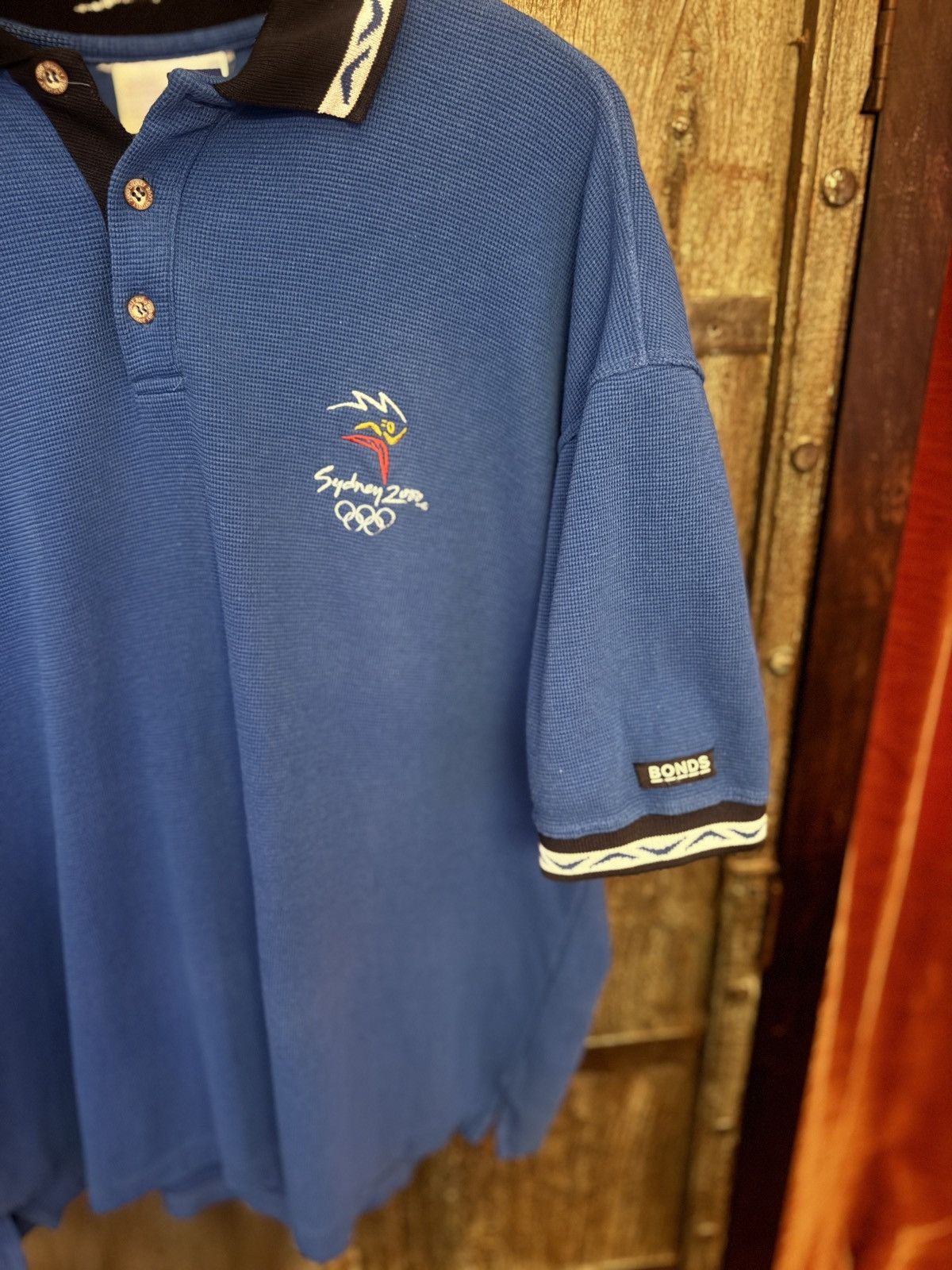 USA Olympics Vintage Sydney 2000 Summer Olympics Knit Polo Size US L / EU 52-54 / 3 - 2 Thumbnail