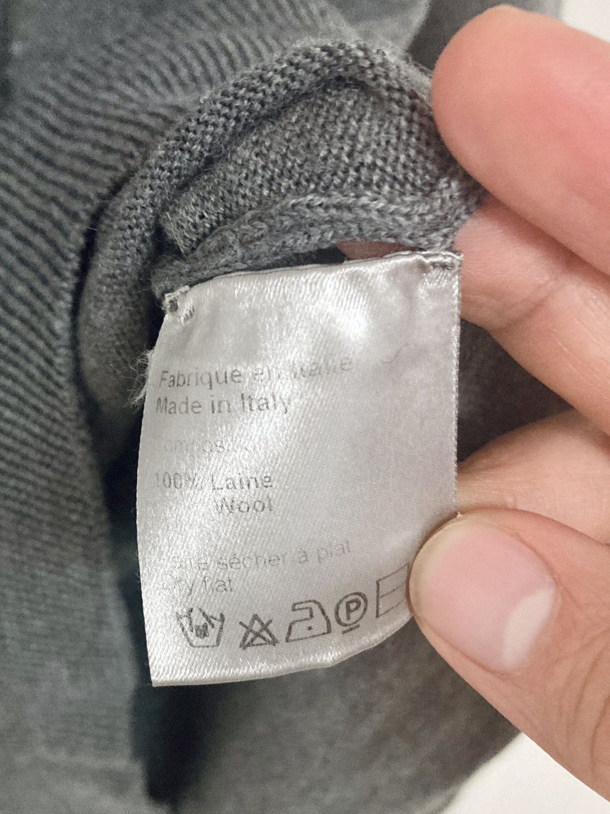 Dior DIOR HOMME BY HEDI SLIMANE 07AW/FW V-NECK SWEATER Size US S / EU 44-46 / 1 - 6 Thumbnail