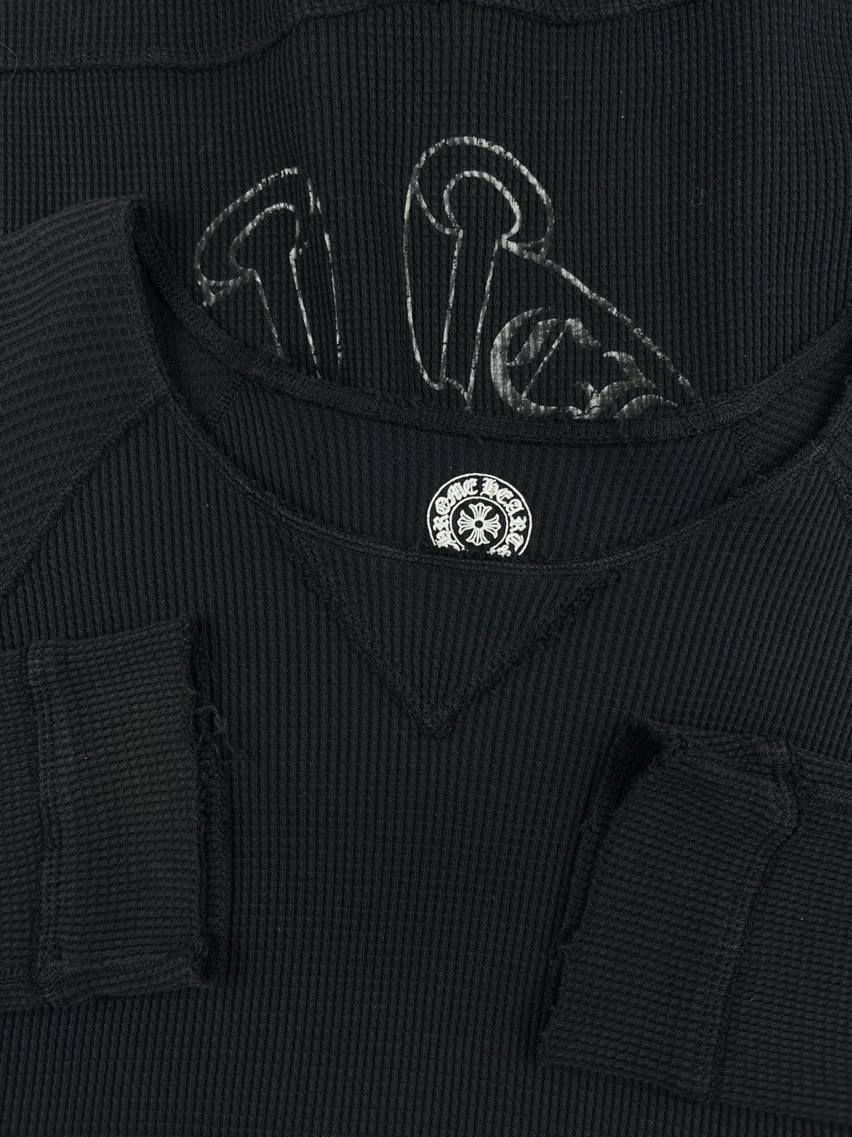 Chrome Hearts Chrome Hearts Vintage Waffle Thermal Longsleeve Shirt Crew Size US M / EU 48-50 / 2 - 3 Thumbnail