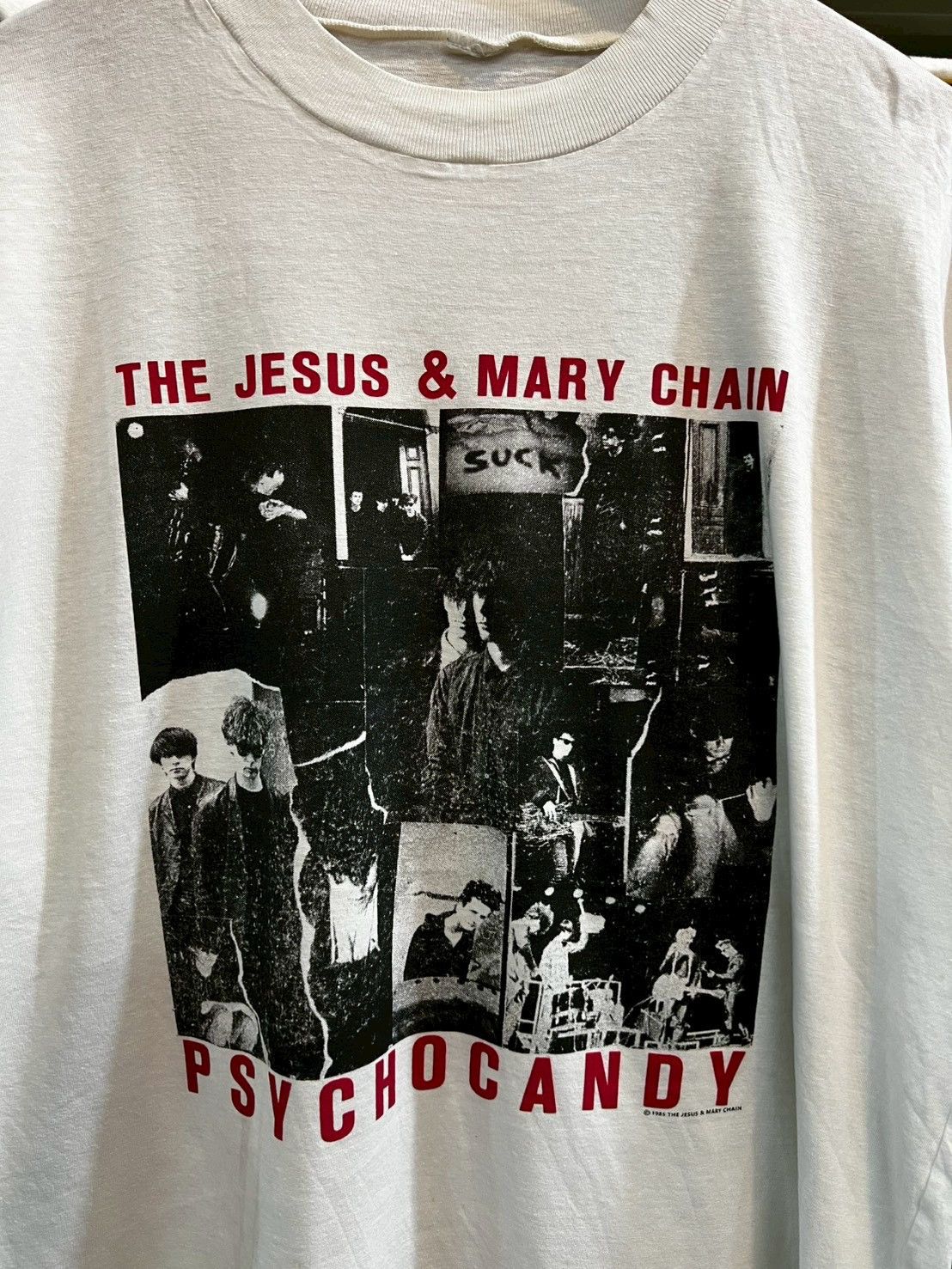 Band Tees Jesus & Mary Chain Psycho candy 1985’s Size US XL / EU 56 / 4 - 2 Thumbnail