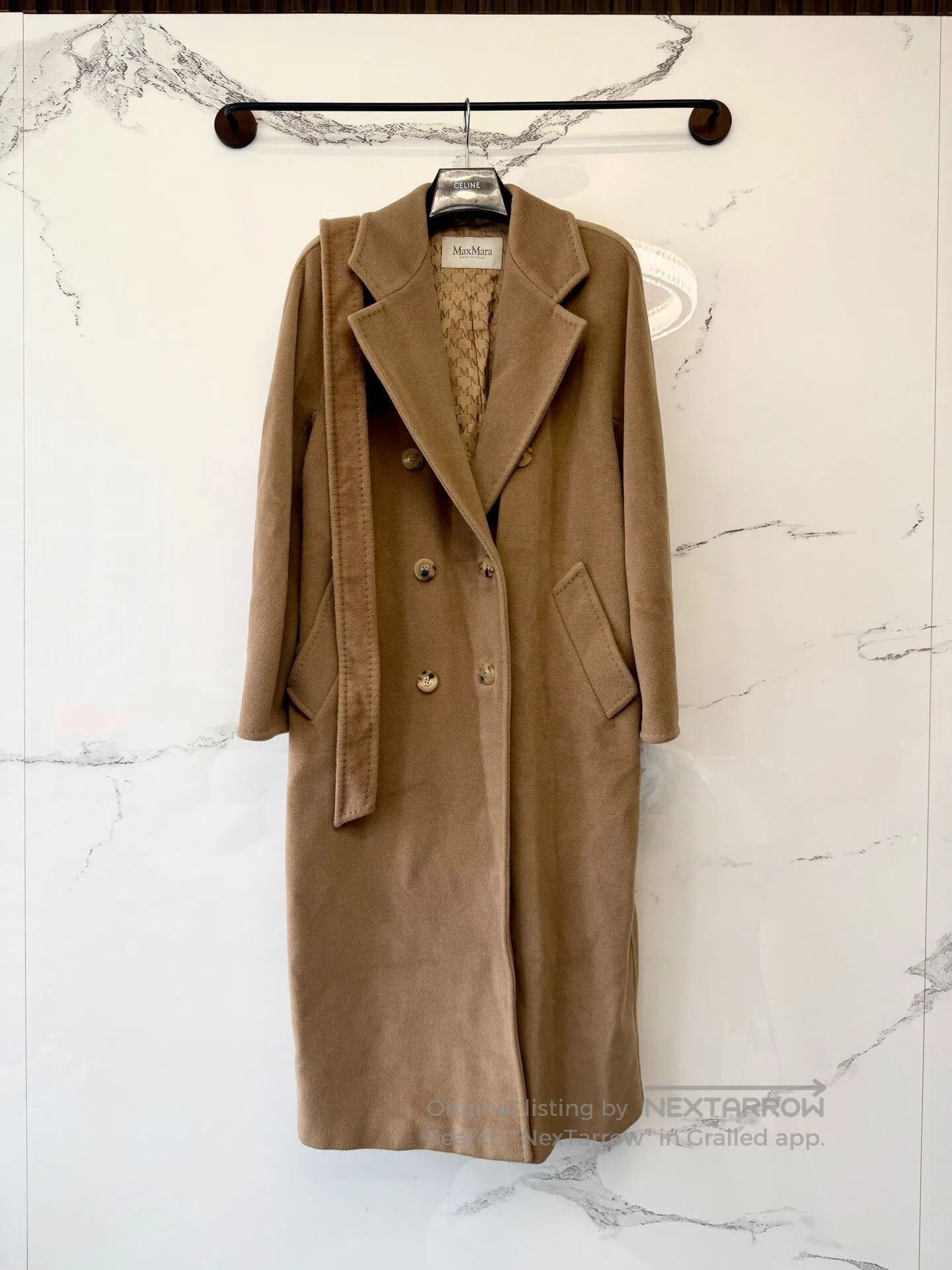 Max Mara Max Mara 101801 Camel Coat. Size S / US 4 / IT 40 - 1 Thumbnail