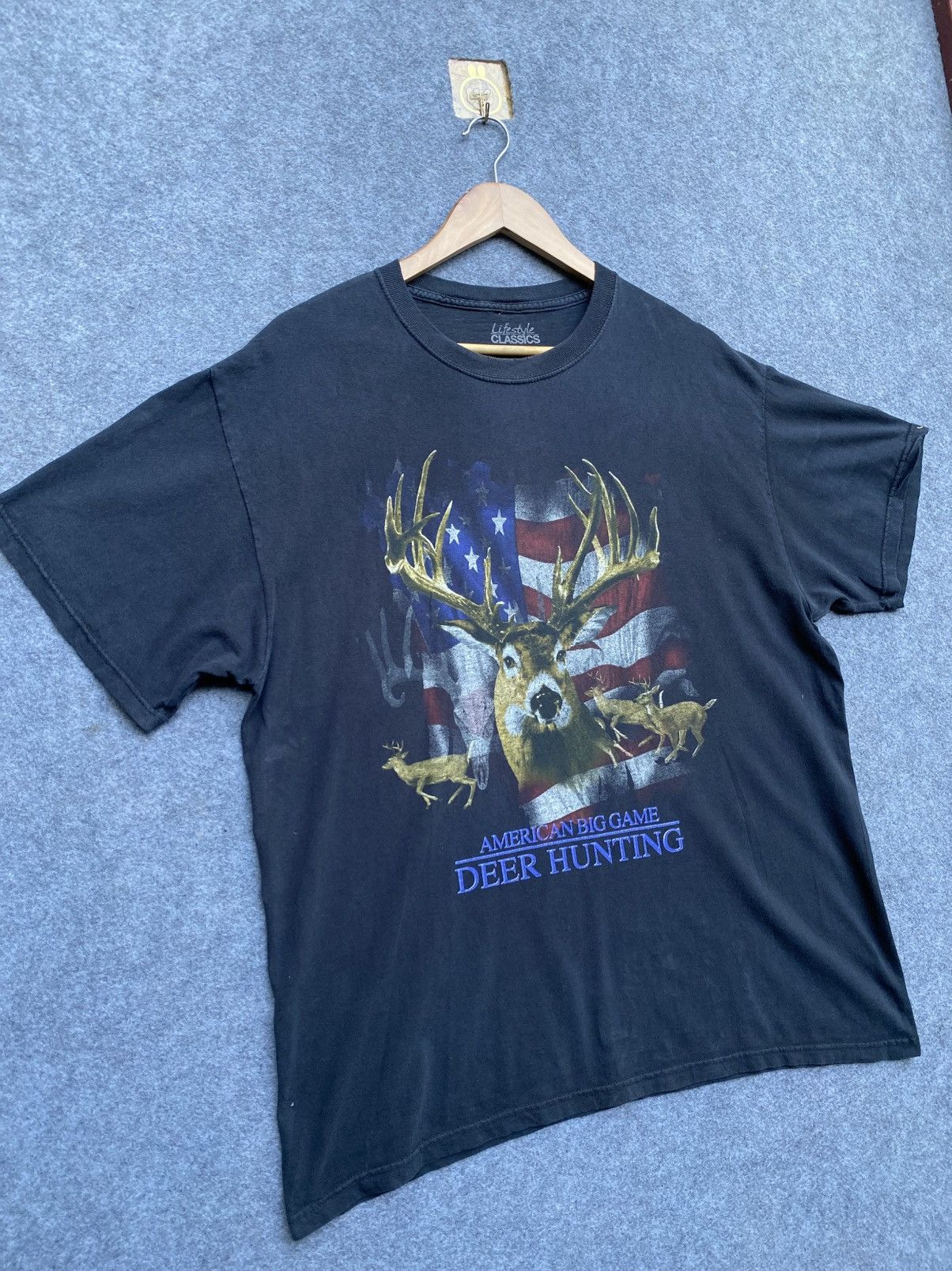 Japanese Brand × Vintage America big game deer hunting tee Size US L / EU 52-54 / 3 - 3 Thumbnail
