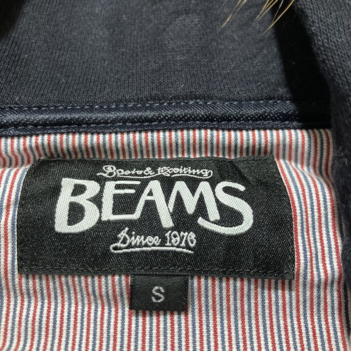 Beams Japan 2000s Beams Japan Button/Zipper Fur Hoodie Black Lgb Size US S / EU 44-46 / 1 - 13 Thumbnail