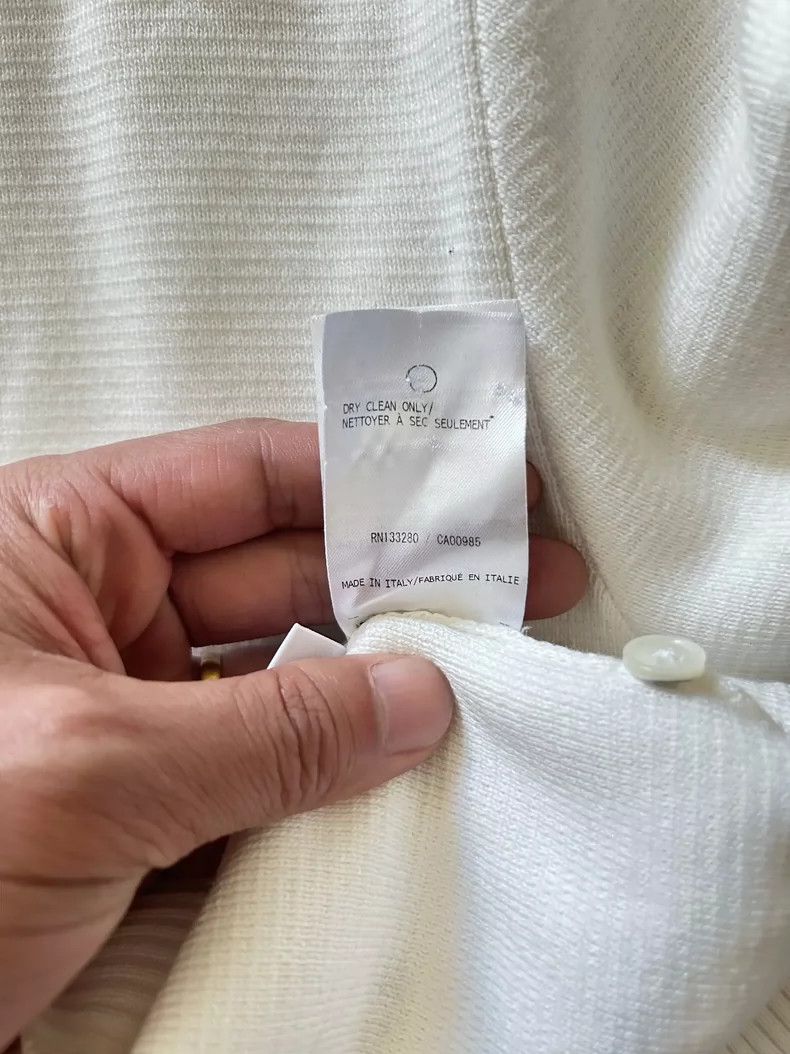 Thom Browne Thom Browne White knitted sweater Size US L / EU 52-54 / 3 - 4 Thumbnail