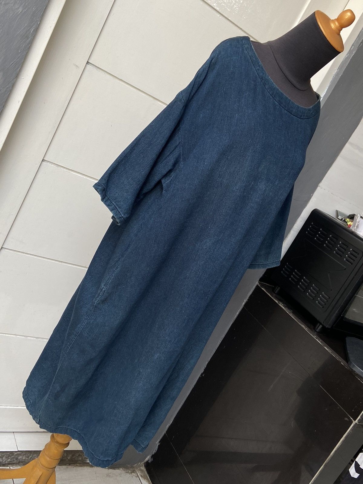 Issey Miyake PLANTATION Midi Dress Size US L / EU 52-54 / 3 - 9 Thumbnail