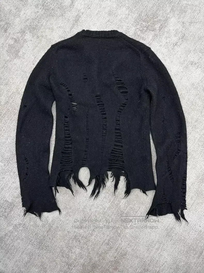 Junya Watanabe Junya Watanabe Destroyed Wool Sweater Size S / US 4 / IT 40 - 6 Thumbnail