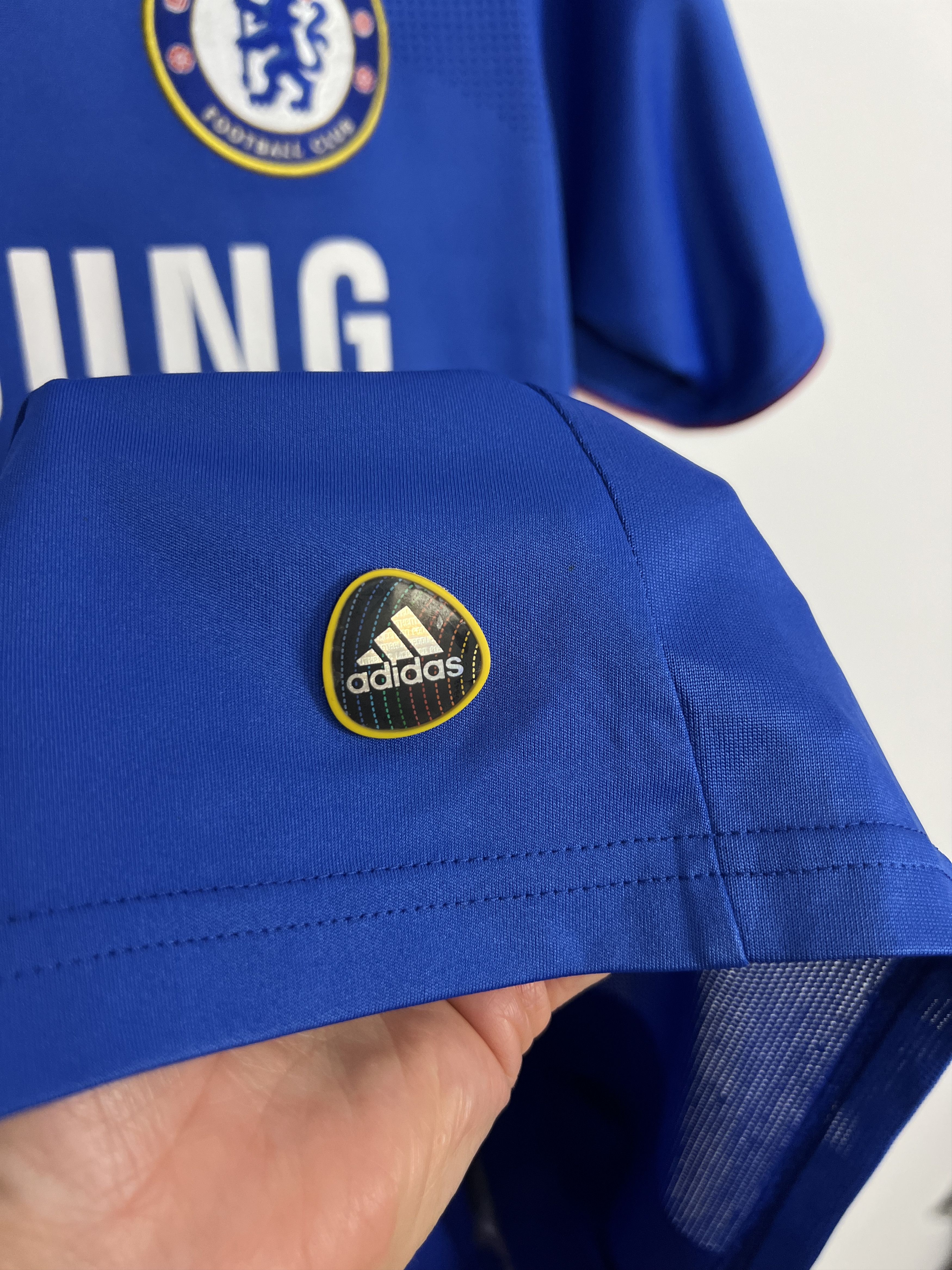 Adidas Chelsea Home football shirt 2010 Soccer Adidas Jersey Trikot Size US S / EU 44-46 / 1 - 4 Thumbnail