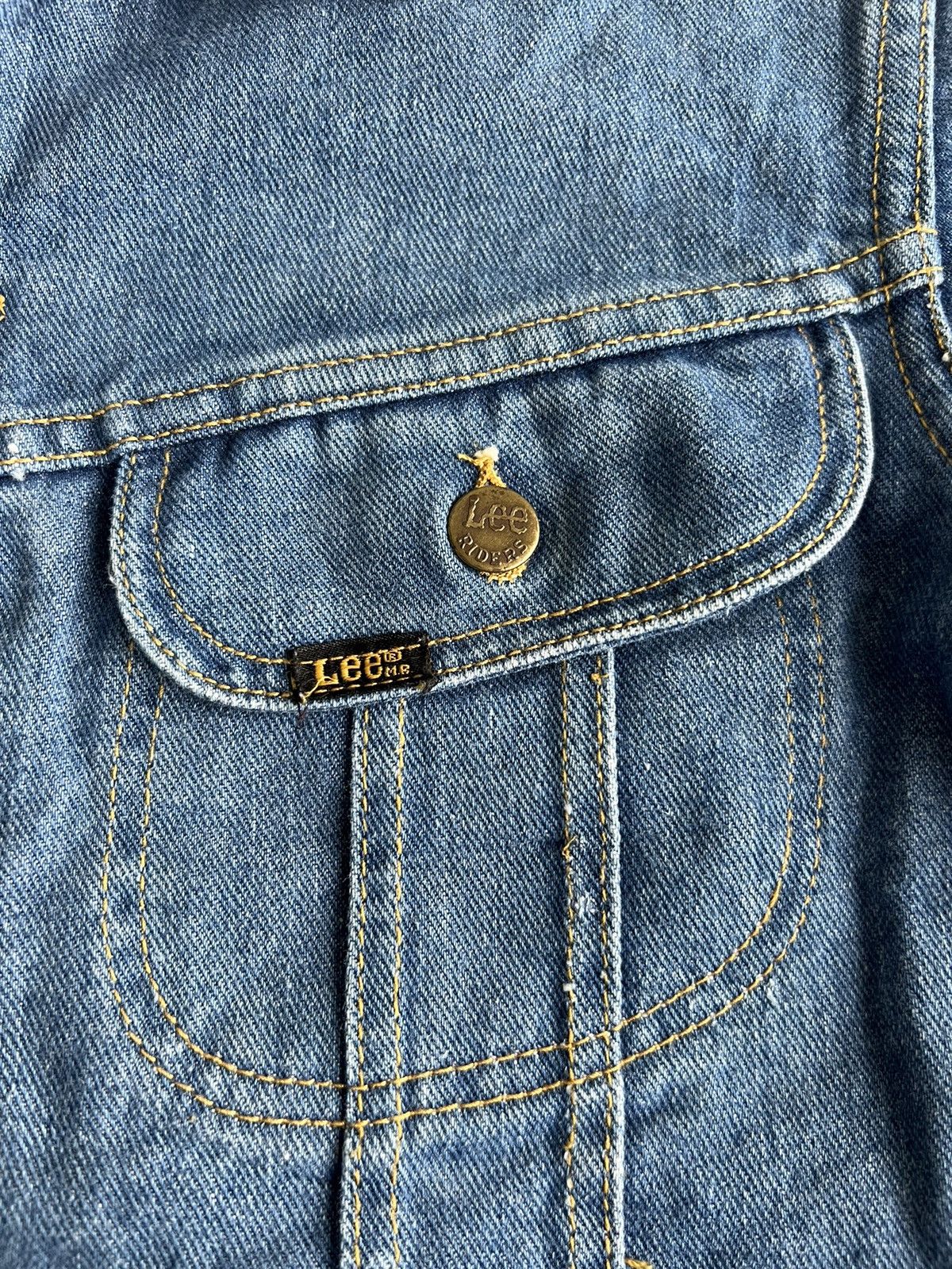 Lee Vintage LEE Storm Rider Blanket Lined Trucker Denim Jacket Size US M / EU 48-50 / 2 - 9 Thumbnail
