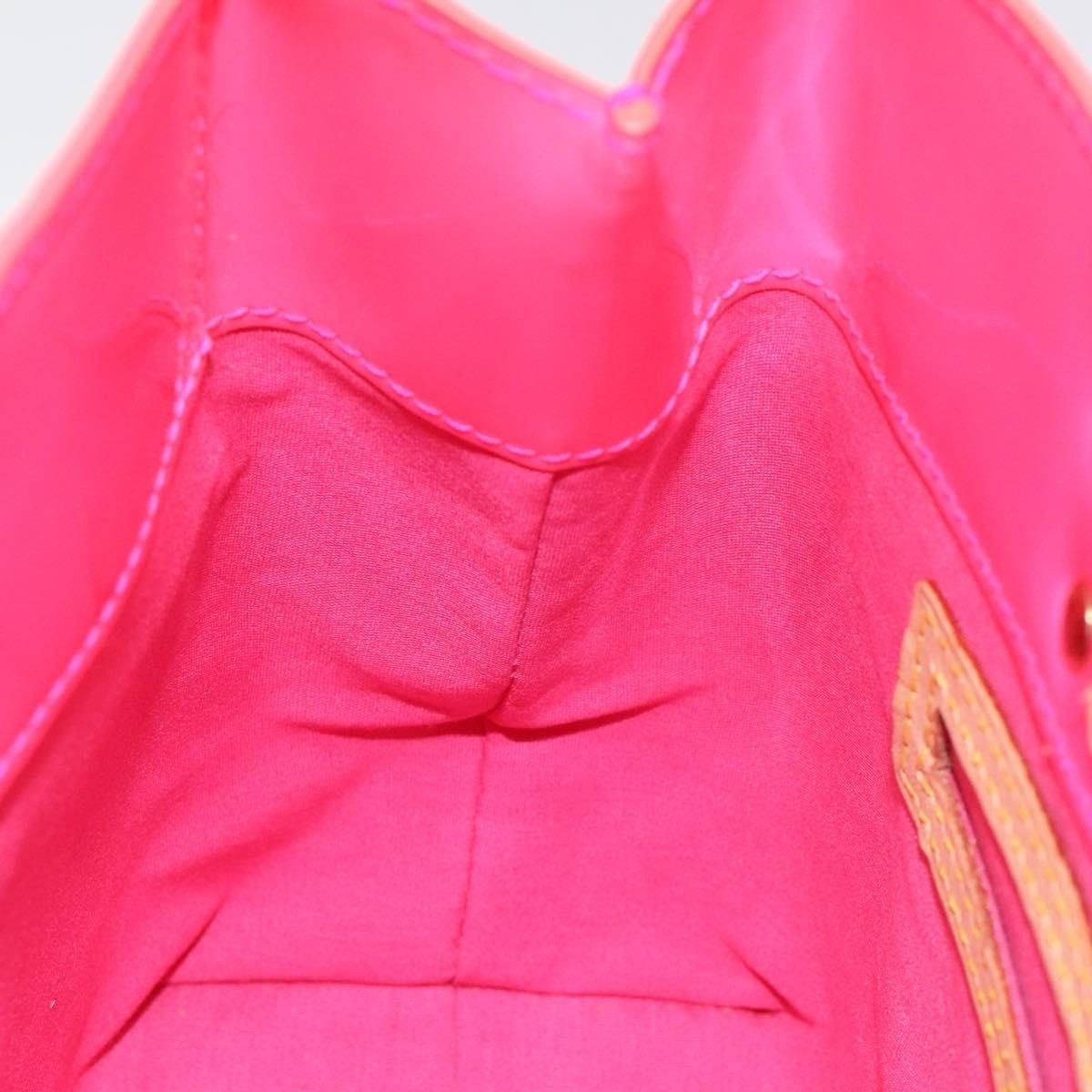 Louis Vuitton Louis Vuitton Monogram Vernis Fluo Reade PM Handbag Red Size ONE SIZE - 8 Thumbnail