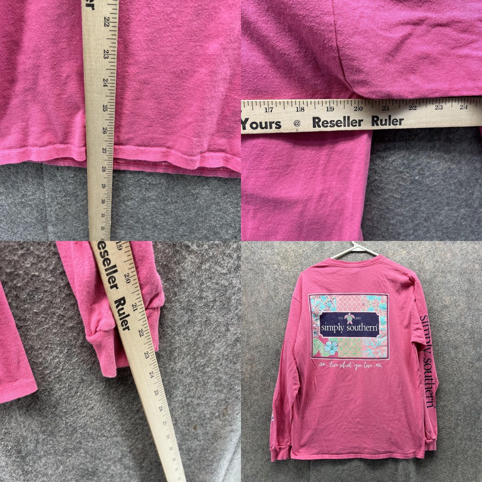 Pinko Simply Southern Shirt Men Large Pink White Casual Tee Crewneck Long Sleeve Size US L / EU 52-54 / 3 - 8 Thumbnail