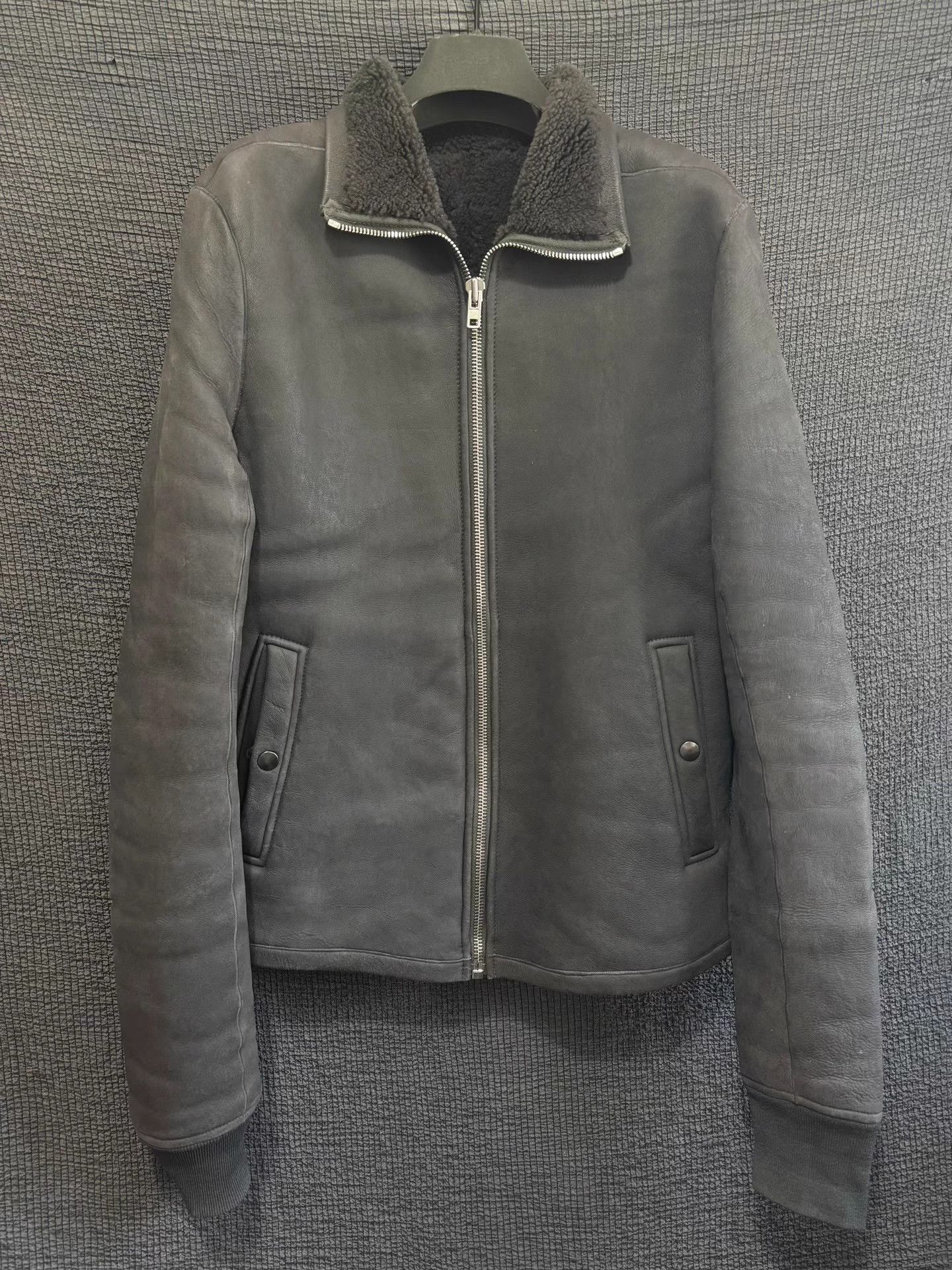 Rick Owens Rick Owens 14FW mainline shearling jacket Size US M / EU 48-50 / 2 - 3 Thumbnail