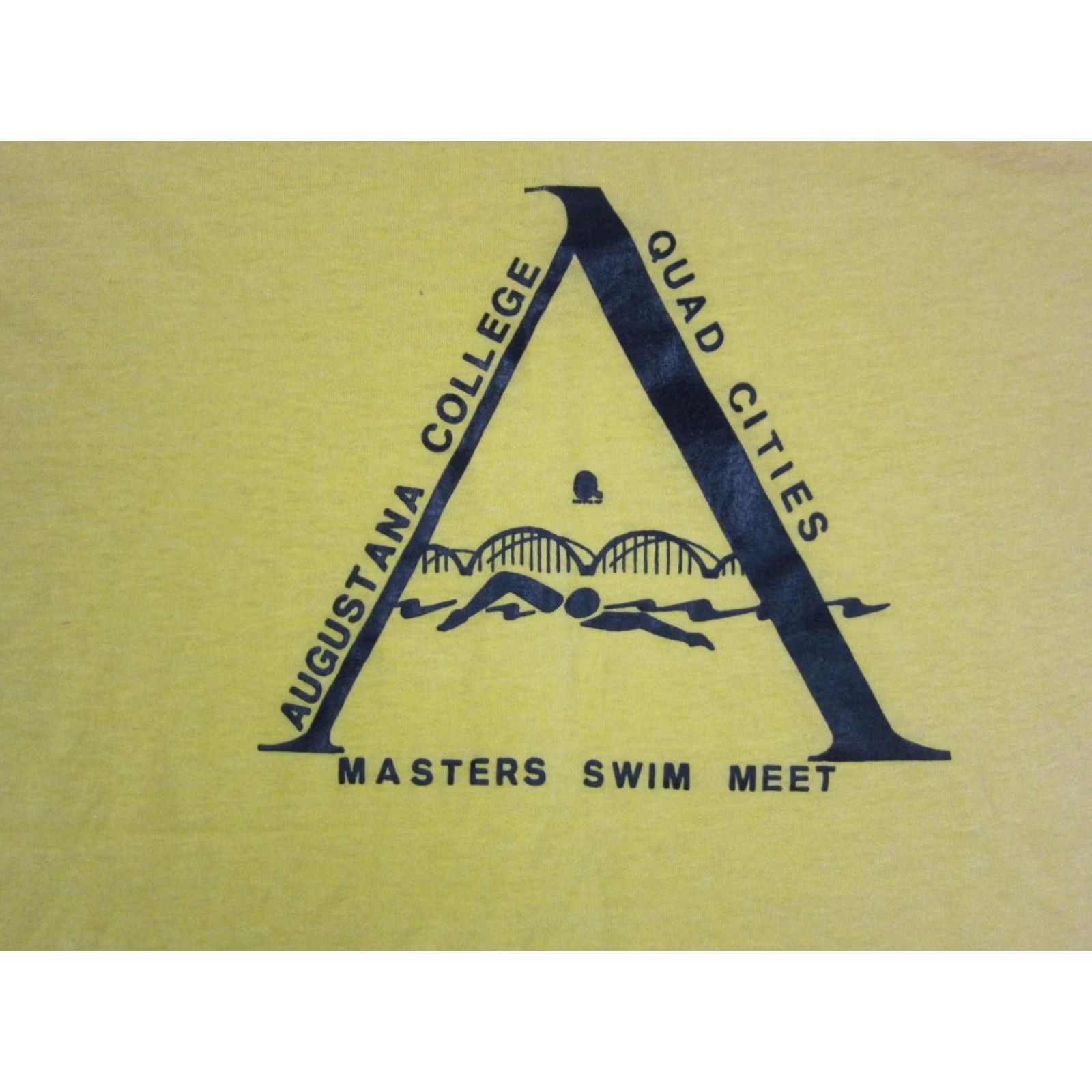 Vintage VINTAGE Screen Star Shirt Mens XL Yellow 80s Classic School Short Sleeve Crew Neck Cotton Polyester Knit T-Shirt Size US XL / EU 56 / 4 - 2 Thumbnail