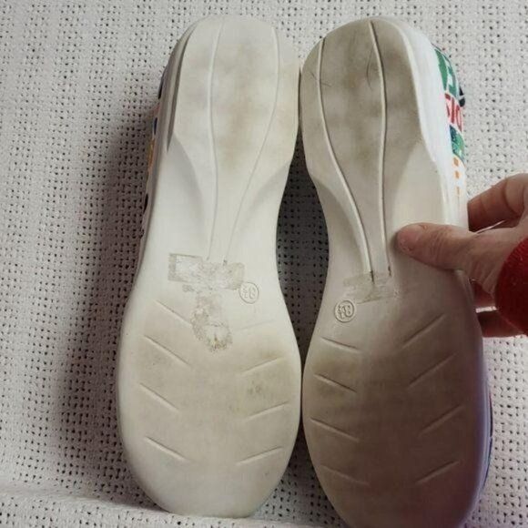Designer CA Collection Carrina Mod Colorful Graphics Sz. 8.5 Slip-on Size US 8.5 / IT 38.5 - 7 Thumbnail