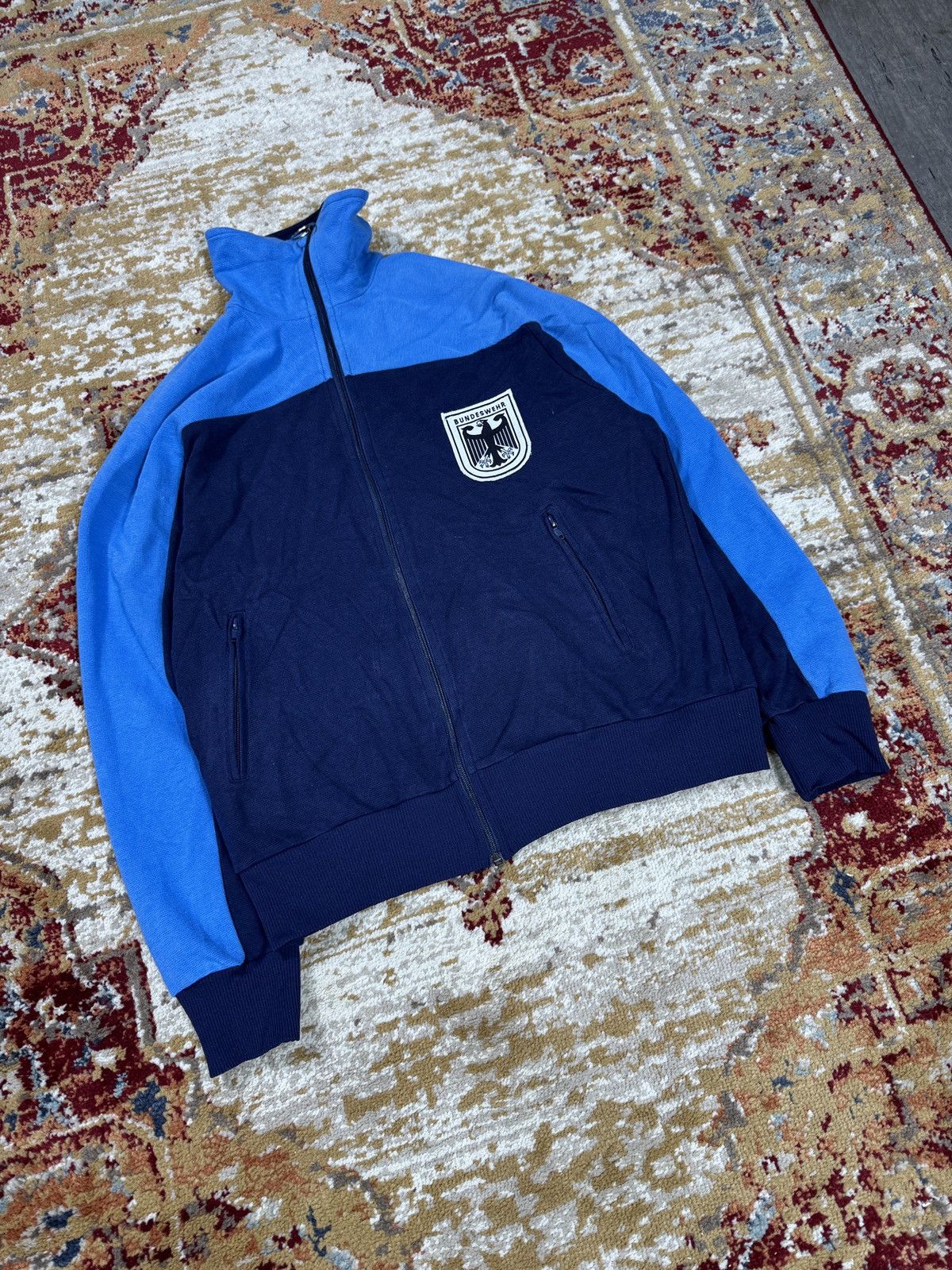 Kanye West × Vintage 1980s Bundeswehr Track Jacket Rave Vintage Vultures Hoodie Size US M / EU 48-50 / 2 - 2 Thumbnail