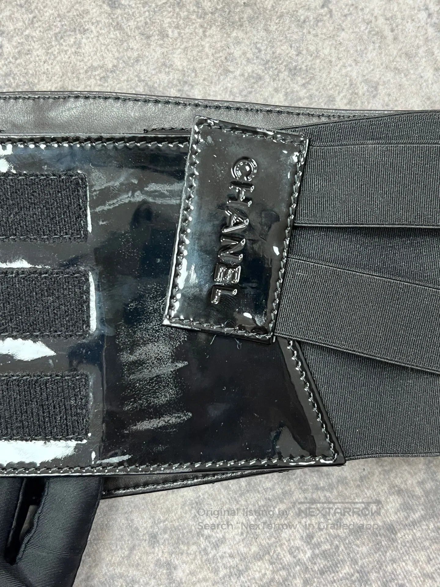 Chanel Chanel Leather Diamond Pattern Belt| Size ONE SIZE - 5 Thumbnail