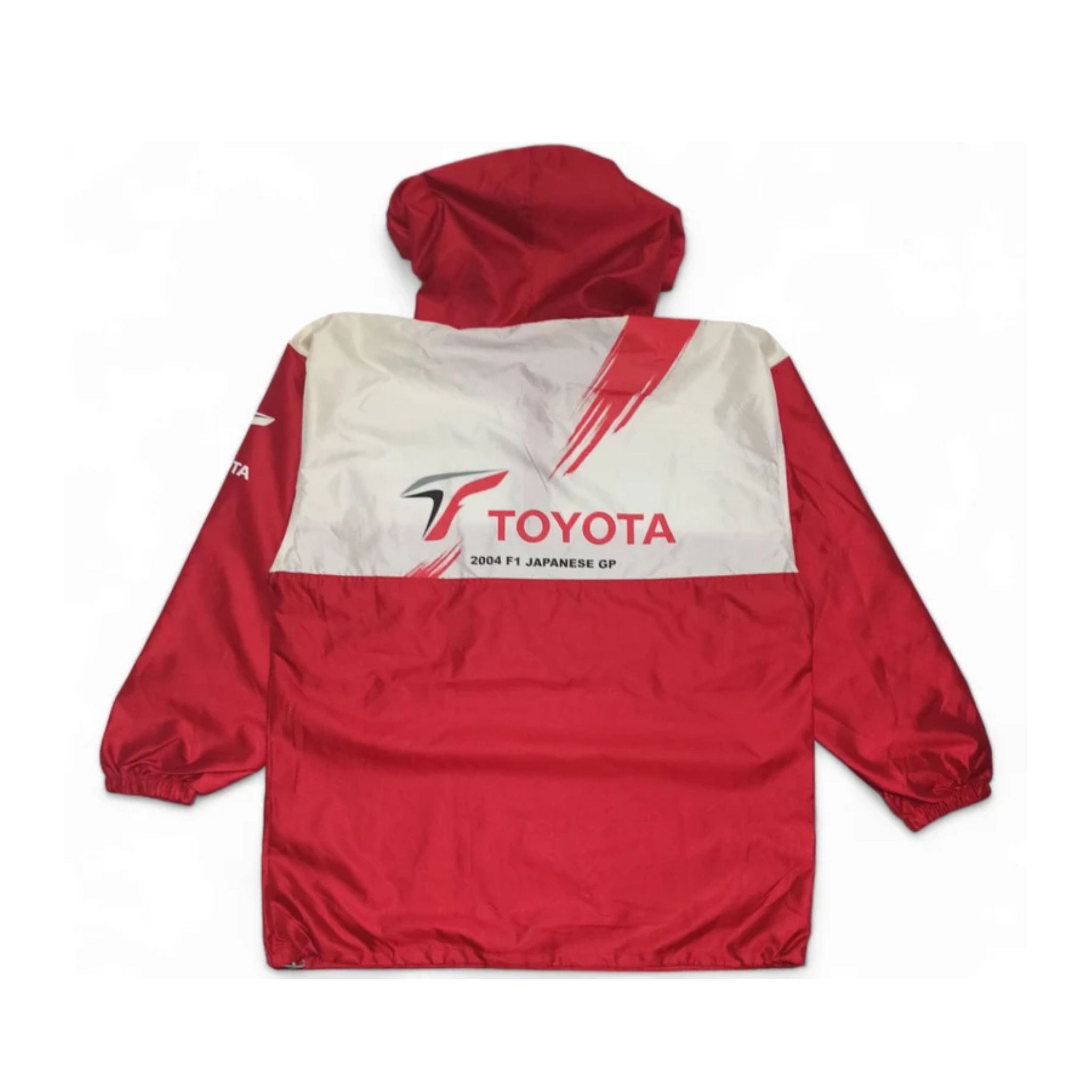 Japanese Brand Toyota 2004 F1 Formula one Japanese GP Jacket with Hooded Size US XL / EU 56 / 4 - 2 Thumbnail