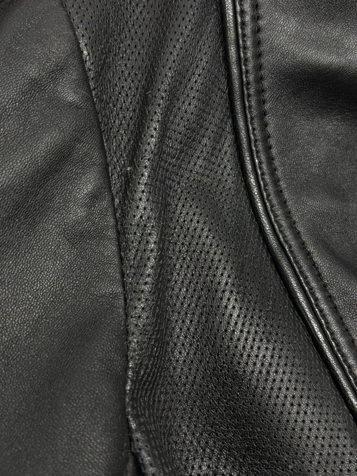 Bcbgmaxazria Bcbgmaxazria Black Leather Moto Jacket Rick Owens Biker Vibe Size M / US 6-8 / IT 42-44 - 21 Thumbnail