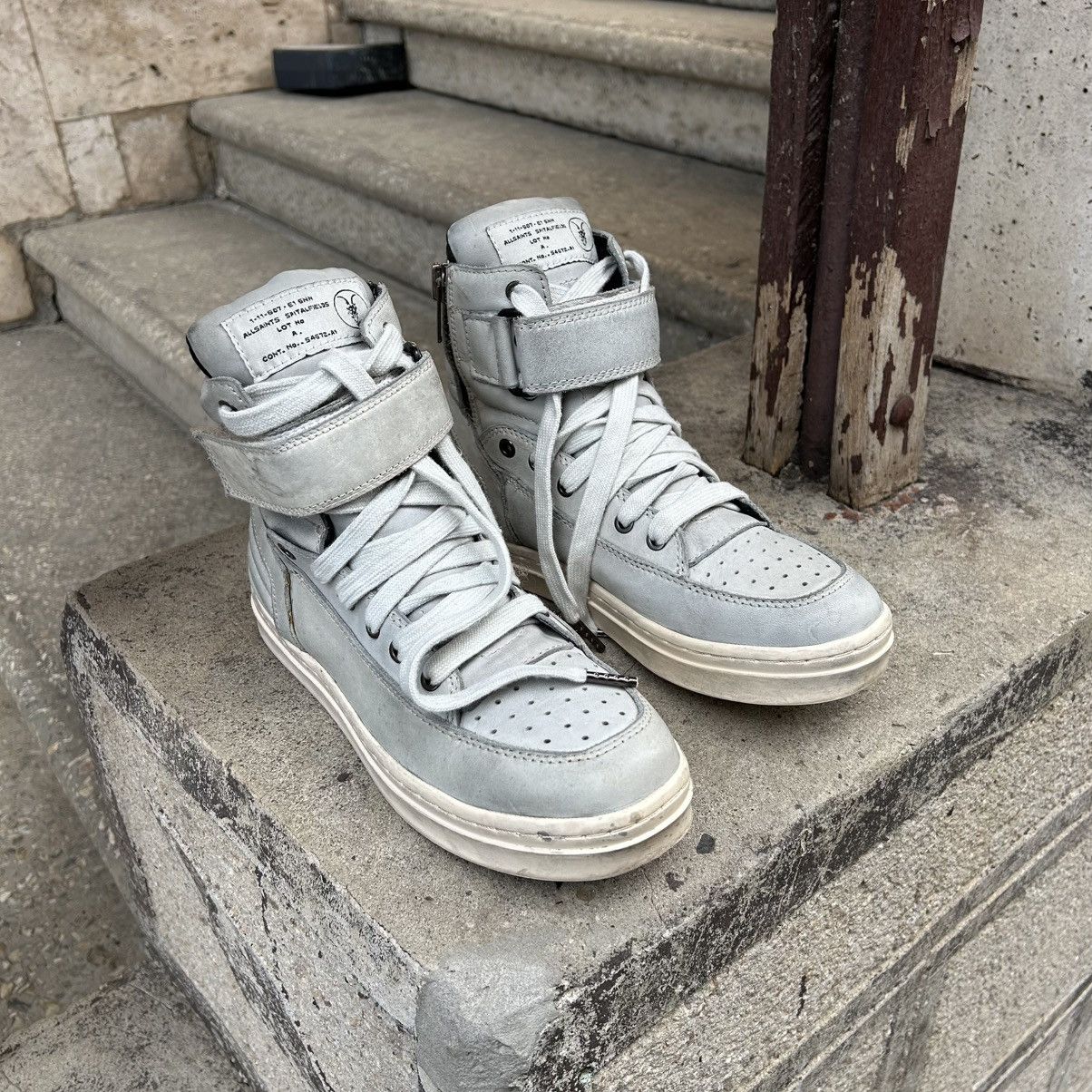 Allsaints Allsaints Geo Hi Top Sneakers Size US 6 / EU 39 - 2 Thumbnail