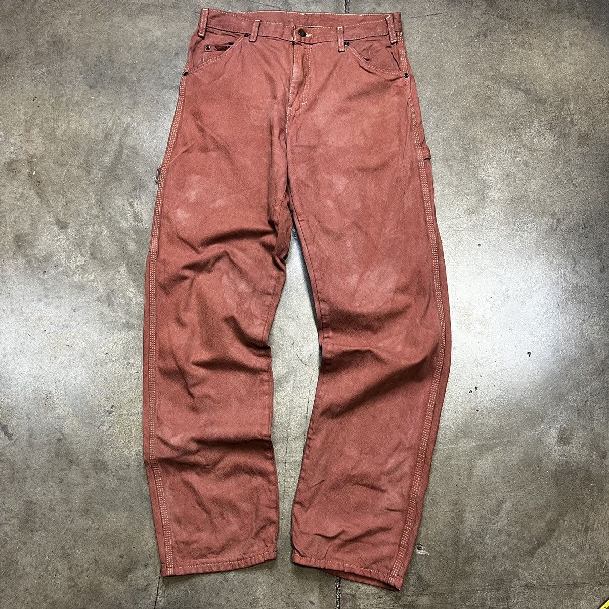 Dickies Vintage Dickies Custom Hand Dyed Carpenter Workwear Pants Size US 34 / EU 50 - 1 Thumbnail