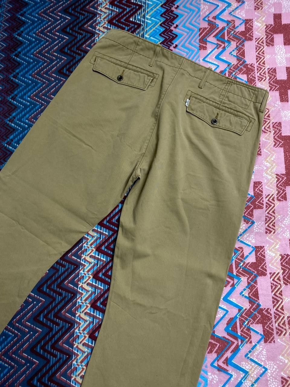 Levi's Denim pants beige vintage jeans Levi's Y2K streetwear Size US 36 / EU 52 - 17 Thumbnail