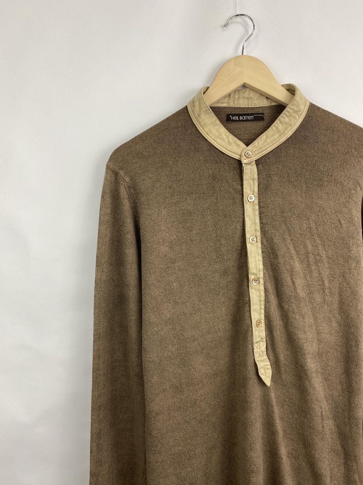 Neil Barrett Neil Barrett Pura Lana Vergine Merino Sweaters Made in Italy Size US L / EU 52-54 / 3 - 2 Thumbnail