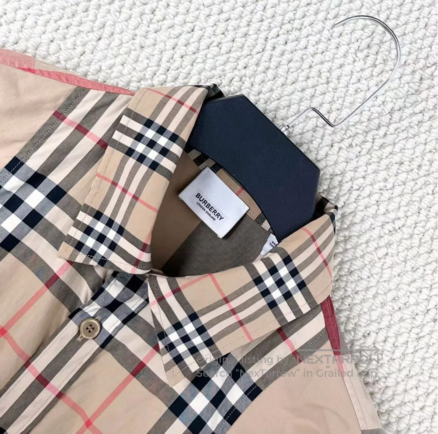 Burberry Burberry Red Check Shirt Jacket. Size US M / EU 48-50 / 2 - 3 Thumbnail