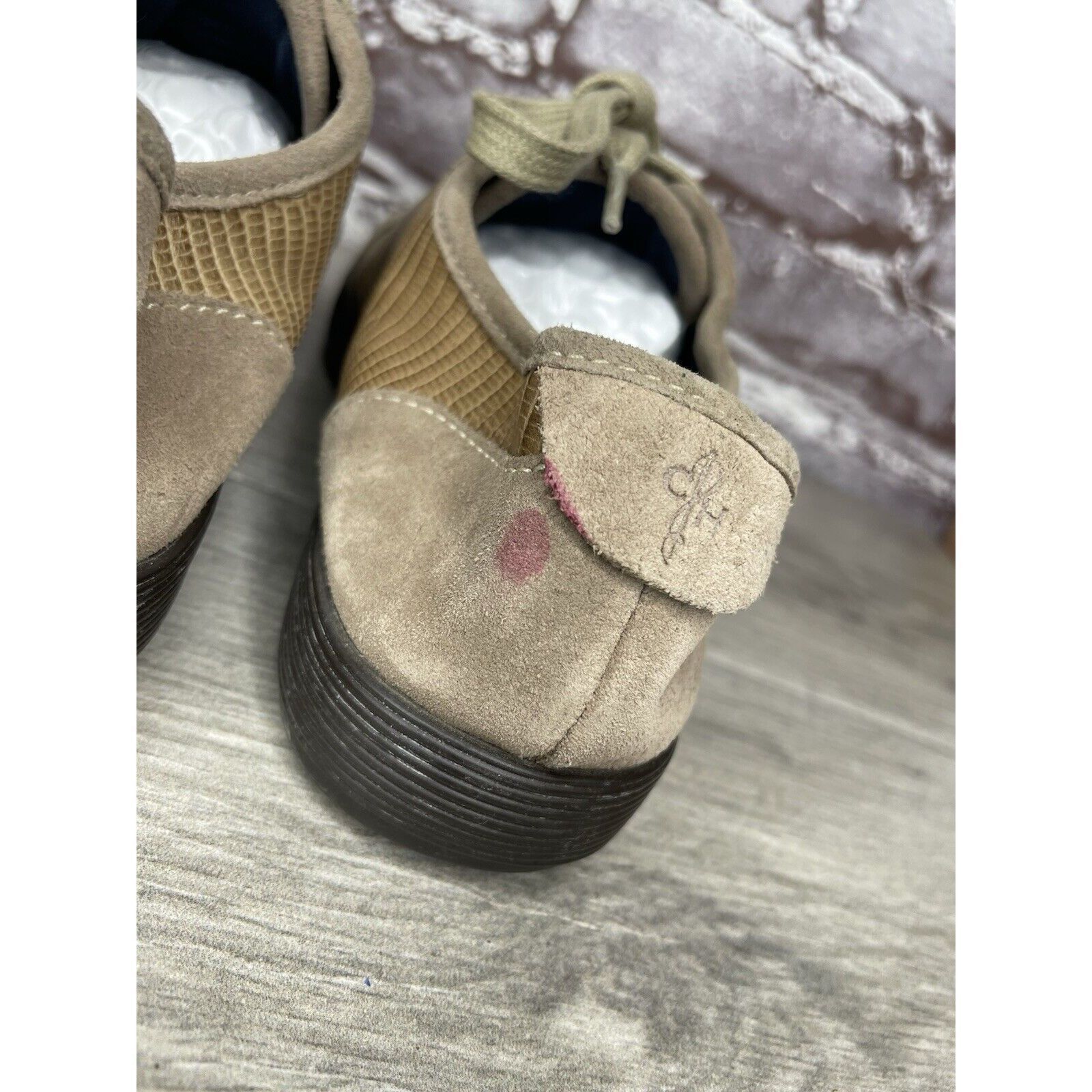 Cole Haan Cole Haan Taupe Suede Leather Lace Up Comfort Casual Shoes W Size US 6 / IT 36 - 19 Thumbnail