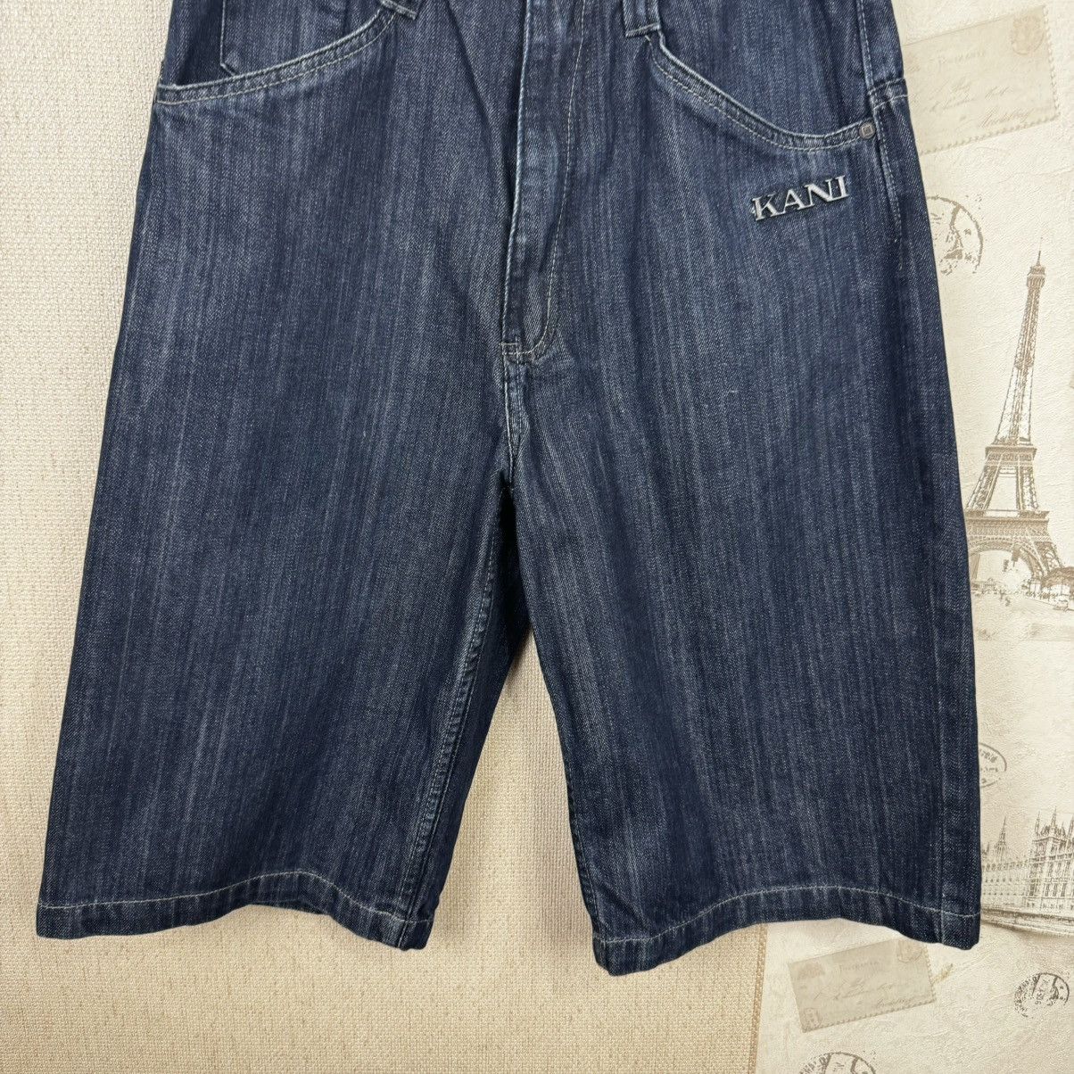 Karl Kani Vintage Karl Kani Shorts Denim 30 Streetwear Rap Jnco Size US 30 / EU 46 - 17 Thumbnail