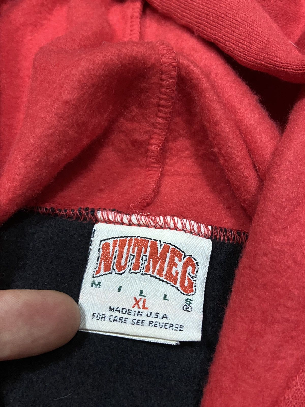 NBA NBA Chicago Bulls made in USA hoodie vintage Size US XL / EU 56 / 4 - 6 Thumbnail