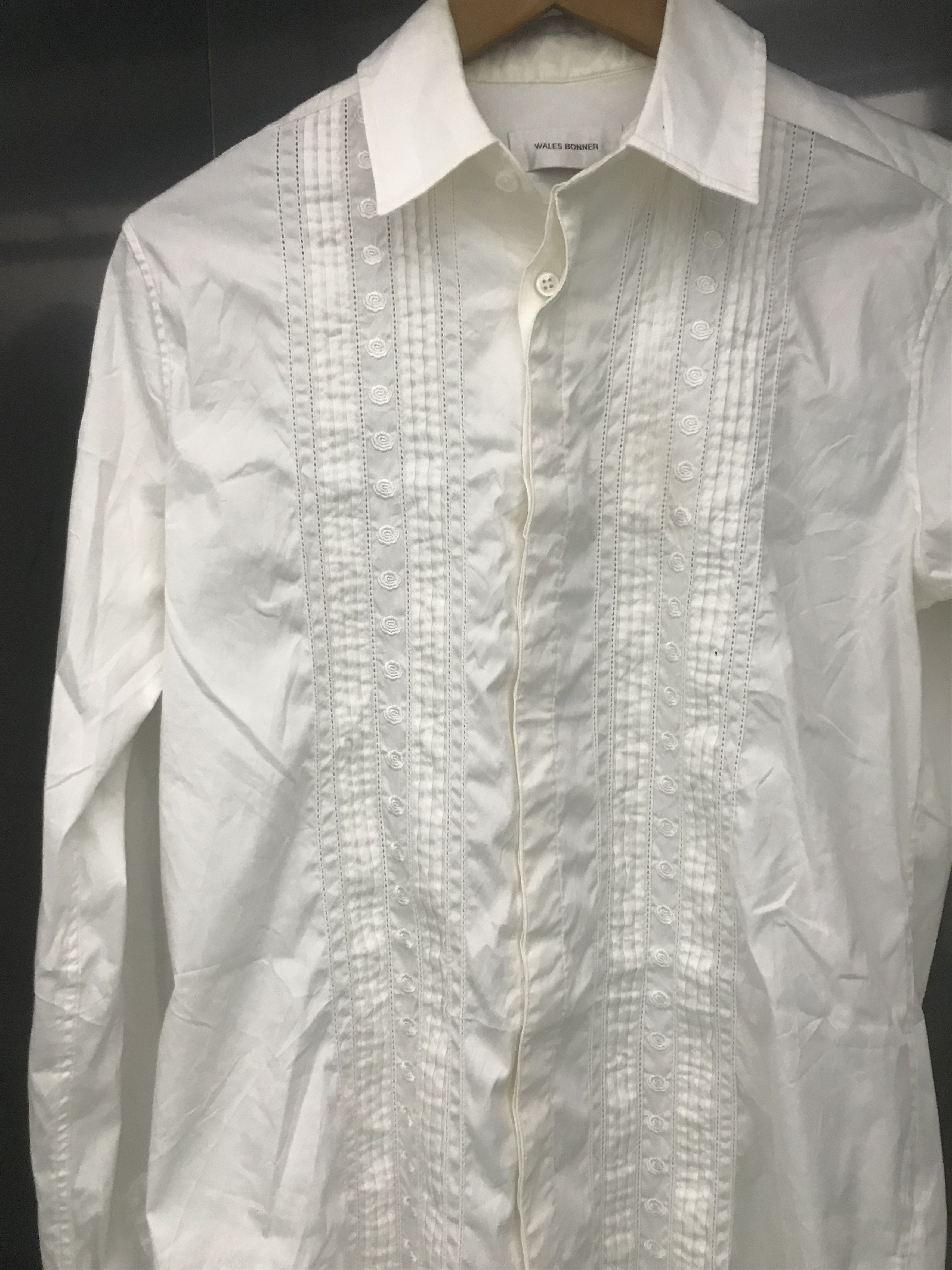 Wales Bonner Wales Bonner - Santiago Guayabera Poplin Shirt Size US S / EU 44-46 / 1 - 4 Thumbnail