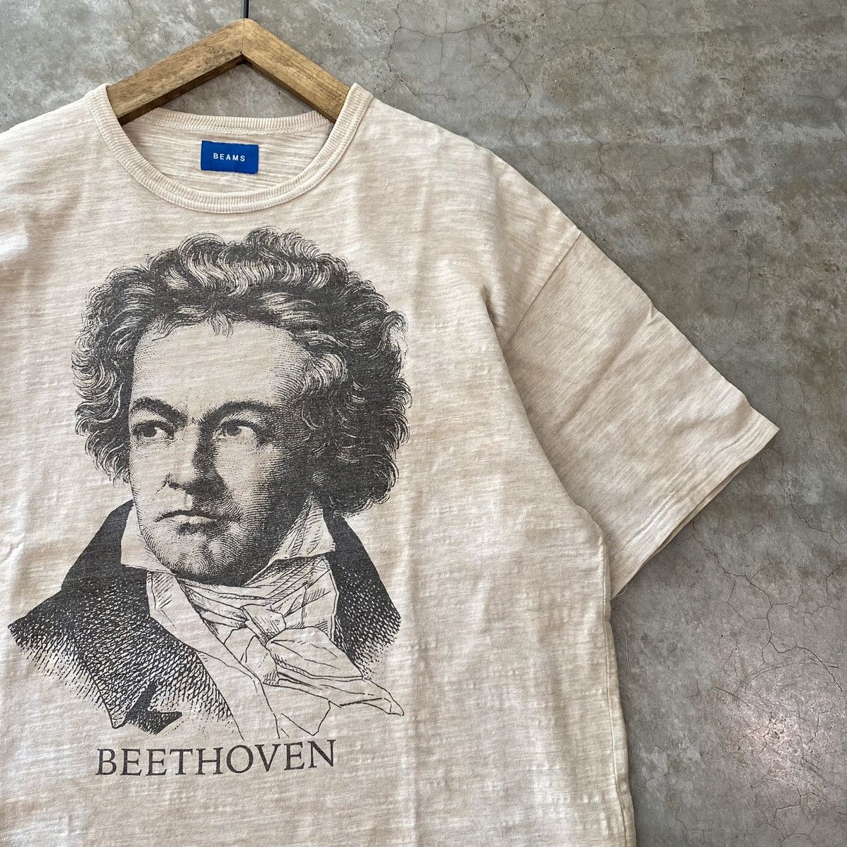 Japanese Brand Beethoven 3B By Beam New Vintage Tee ( Not Mayo 