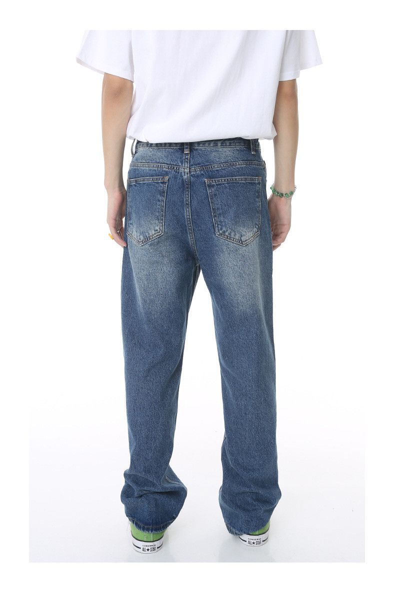 Japanese Brand × Jean Vintage loose straight washed jeans y2k Size US 32 / EU 48 - 5 Thumbnail