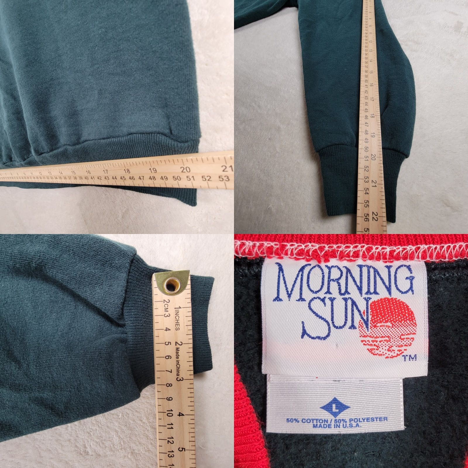 Vintage VINTAGE Morning Sun Sweatshirt Women Green Bird Long Sleeve Pullover L Size L / US 10 / IT 46 - 9 Thumbnail