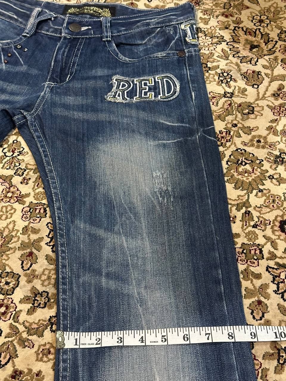If Six Was Nine RED PEPPER Bootcut Flare Size US 30 / EU 46 - 9 Thumbnail